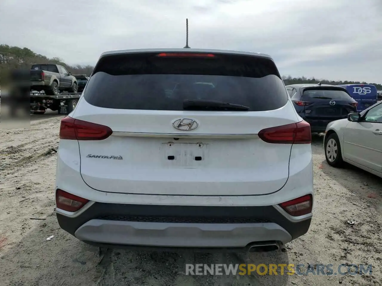 6 Photograph of a damaged car 5NMS23AD7KH077571 HYUNDAI SANTA FE 2019