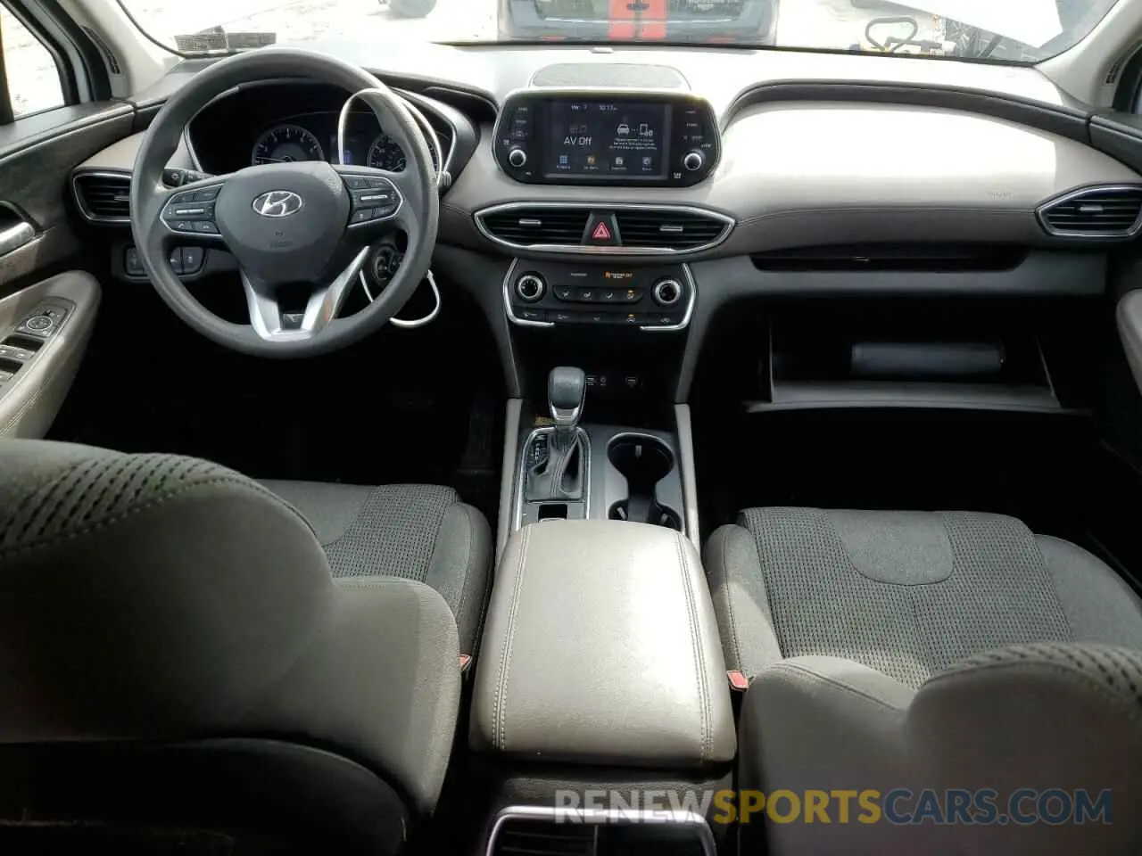 8 Photograph of a damaged car 5NMS23AD7KH077571 HYUNDAI SANTA FE 2019