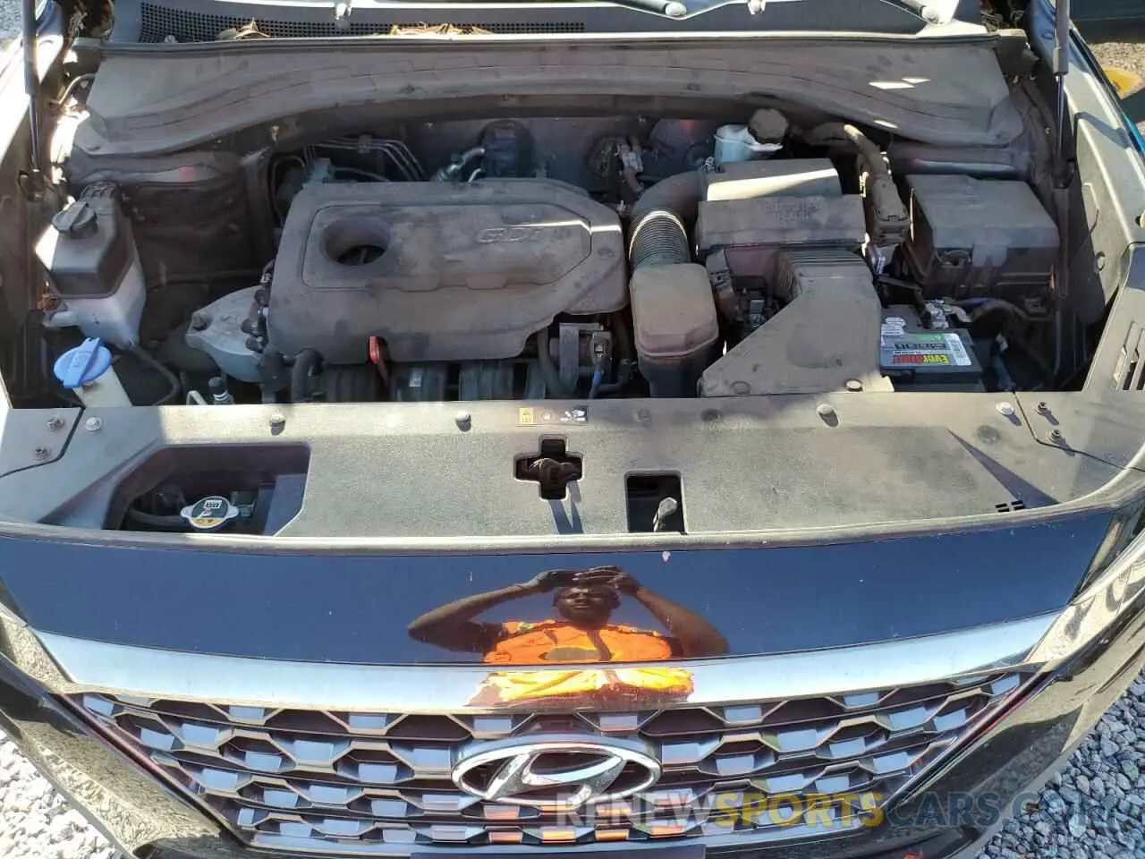 12 Photograph of a damaged car 5NMS23AD7KH087453 HYUNDAI SANTA FE 2019