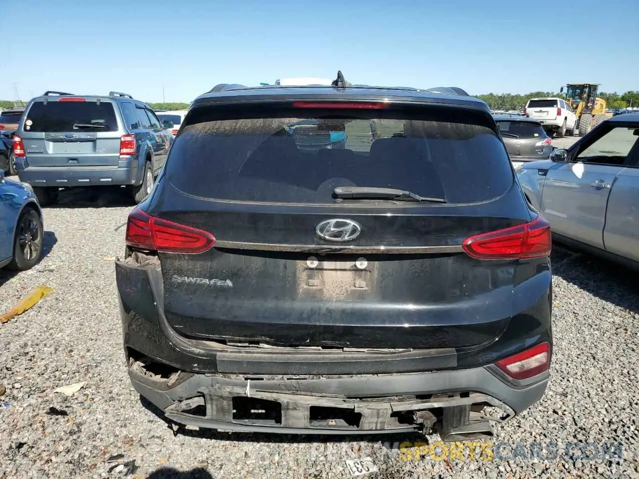 6 Photograph of a damaged car 5NMS23AD7KH087453 HYUNDAI SANTA FE 2019