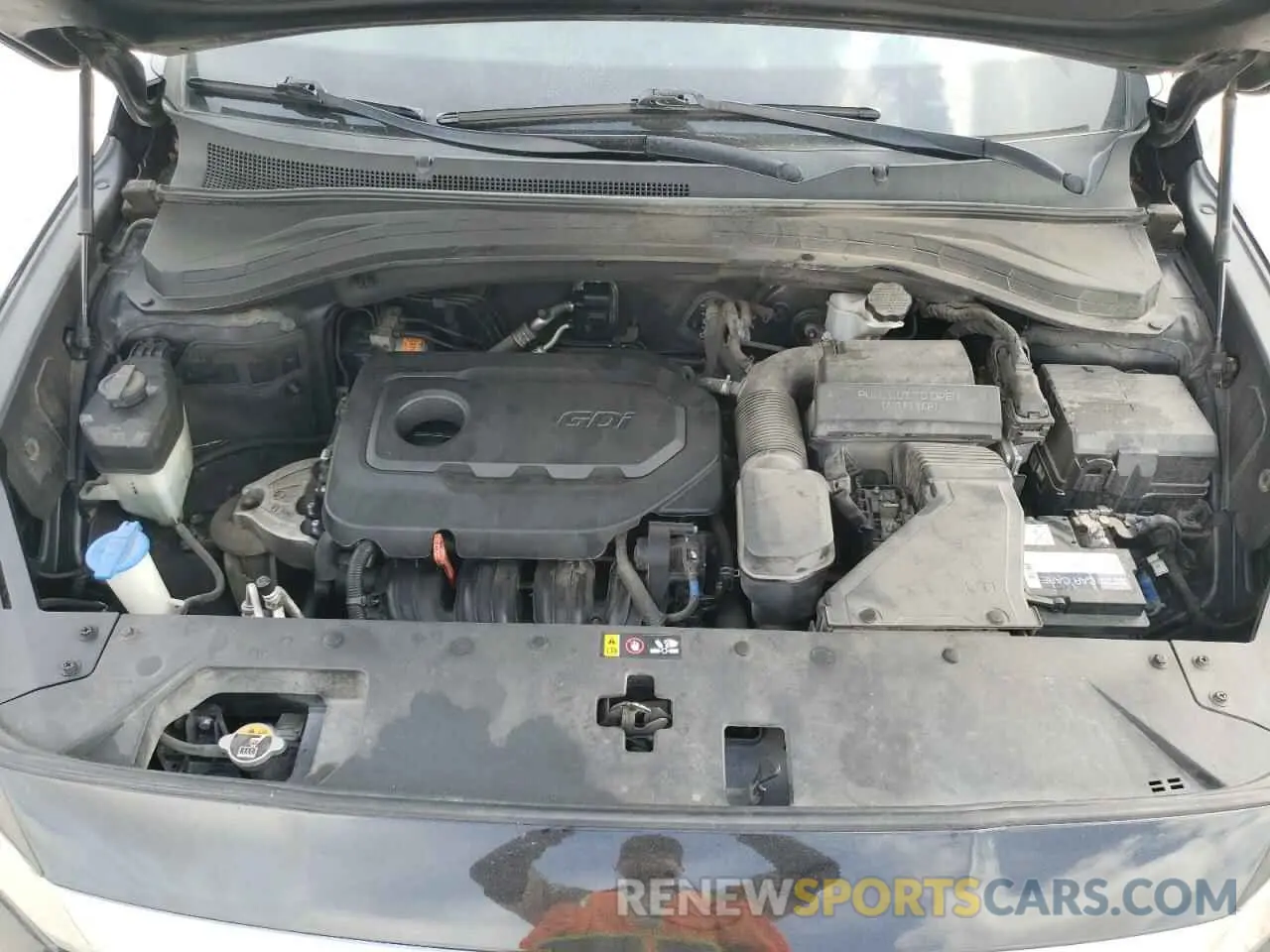 12 Photograph of a damaged car 5NMS23AD8KH004046 HYUNDAI SANTA FE 2019