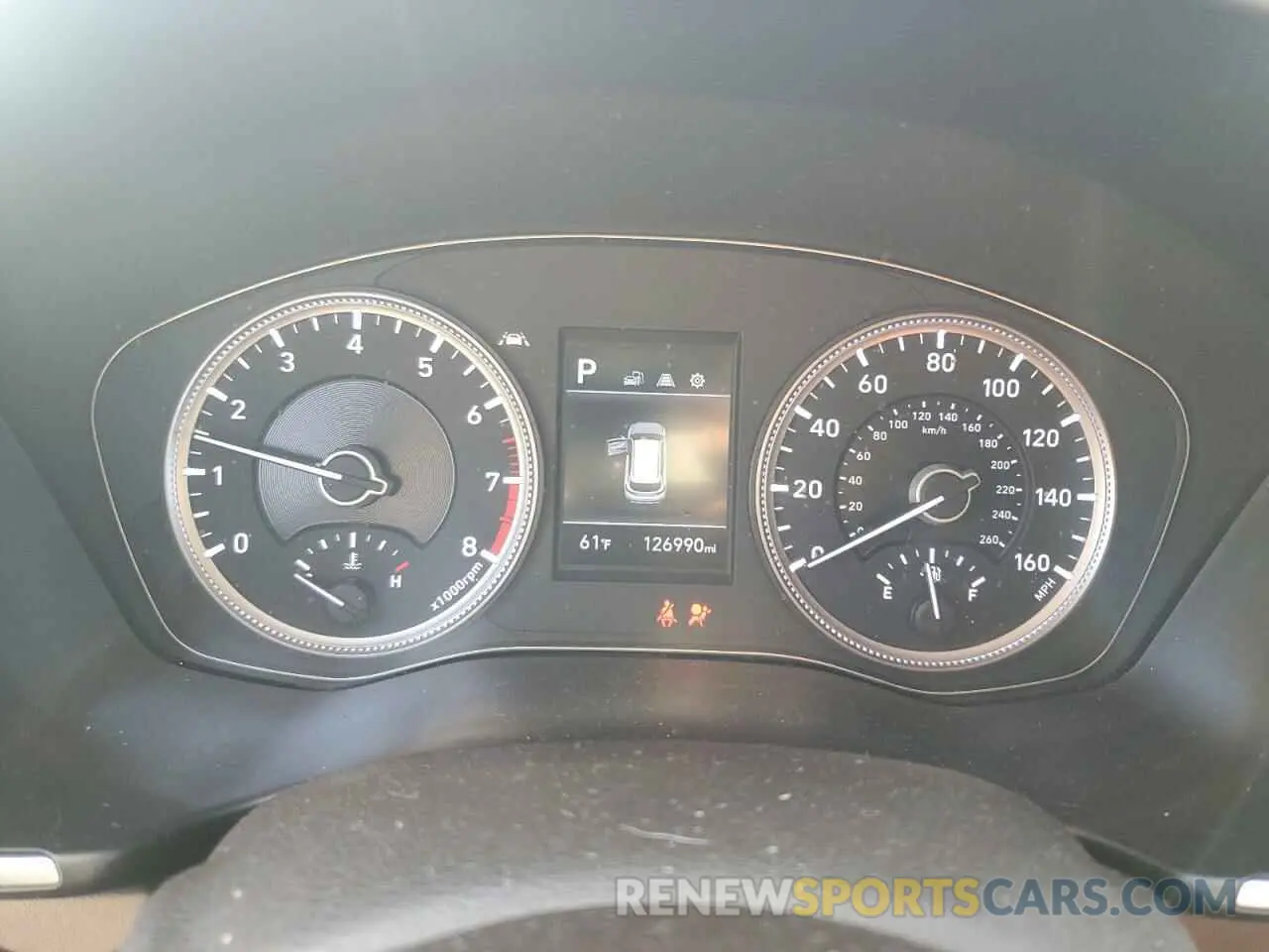 9 Photograph of a damaged car 5NMS23AD8KH016066 HYUNDAI SANTA FE 2019