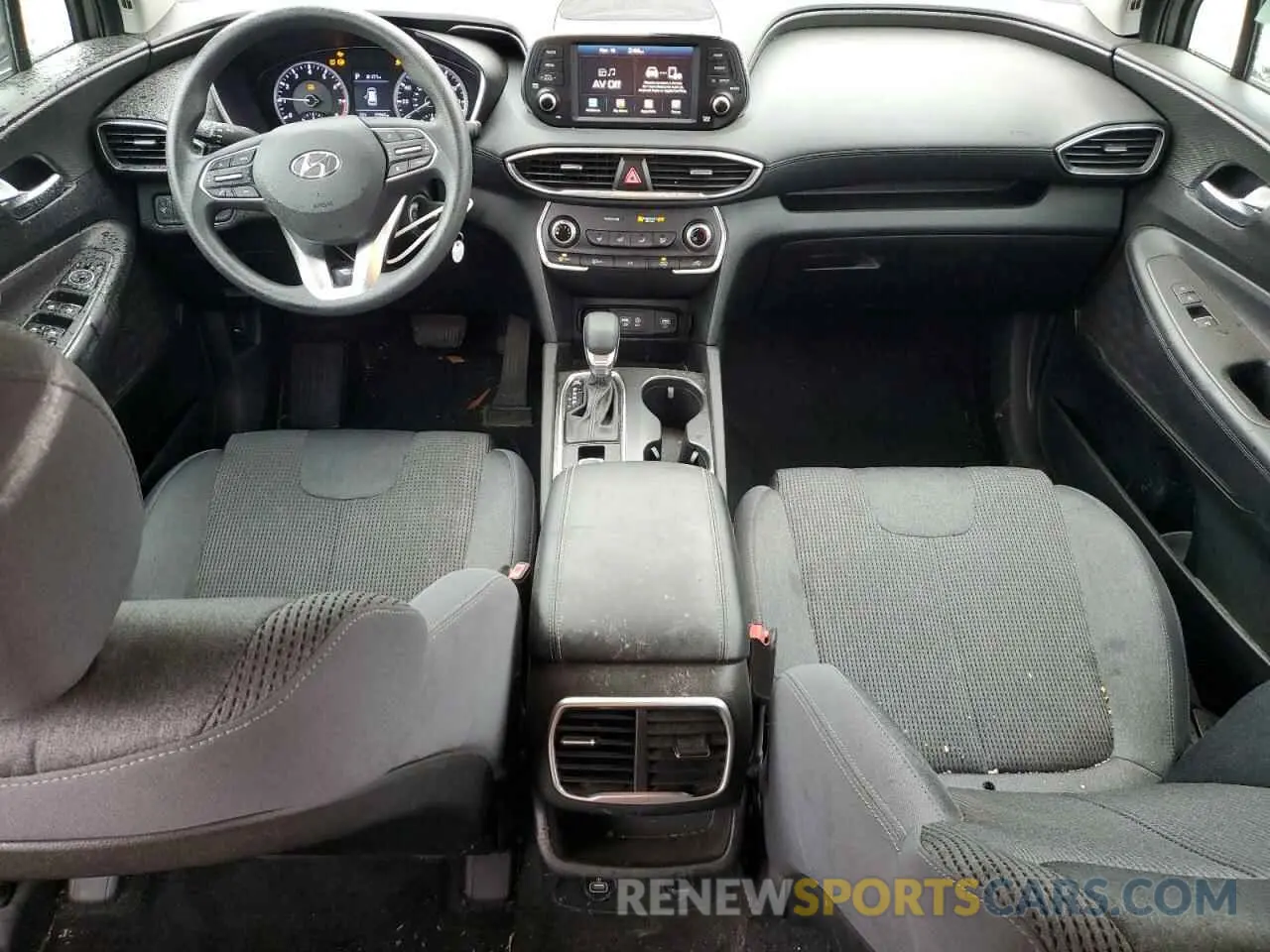 8 Photograph of a damaged car 5NMS23AD8KH035586 HYUNDAI SANTA FE 2019