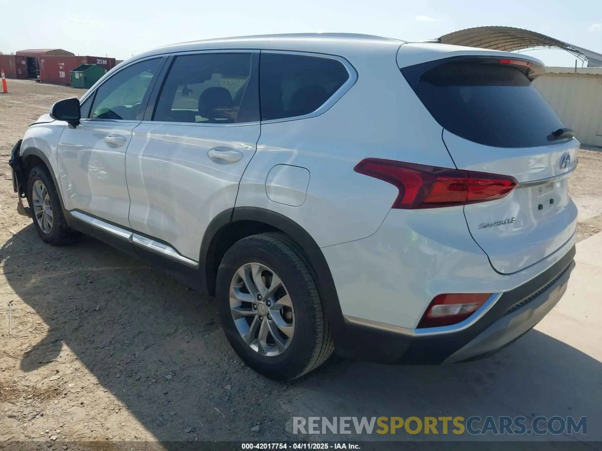 3 Photograph of a damaged car 5NMS23AD8KH051223 HYUNDAI SANTA FE 2019
