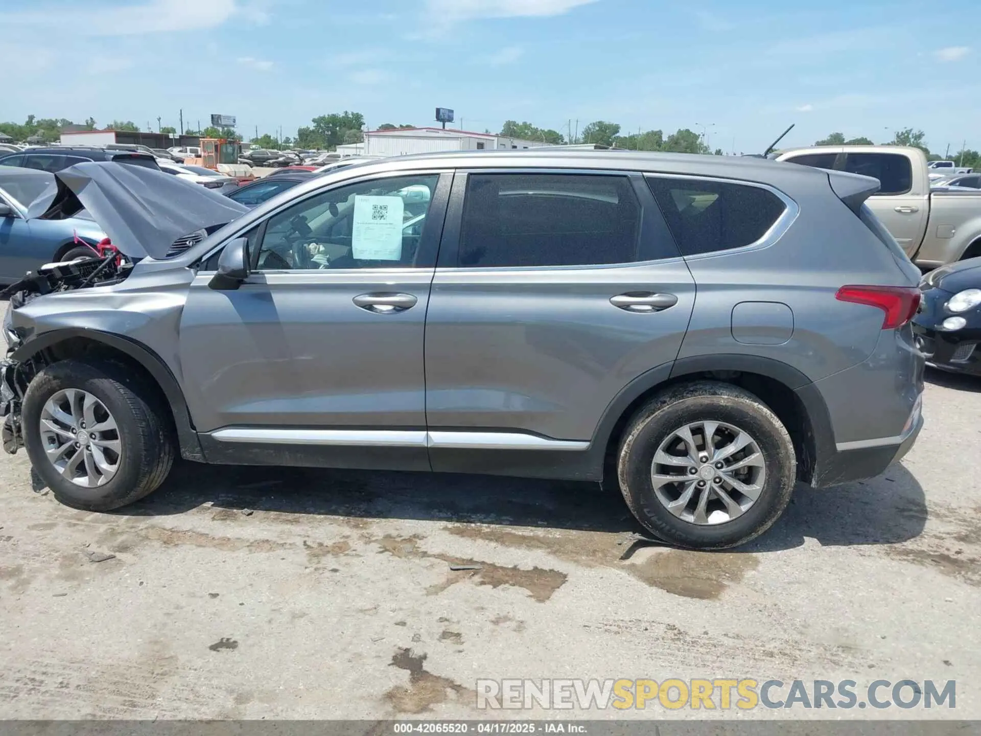 14 Photograph of a damaged car 5NMS23AD8KH096310 HYUNDAI SANTA FE 2019