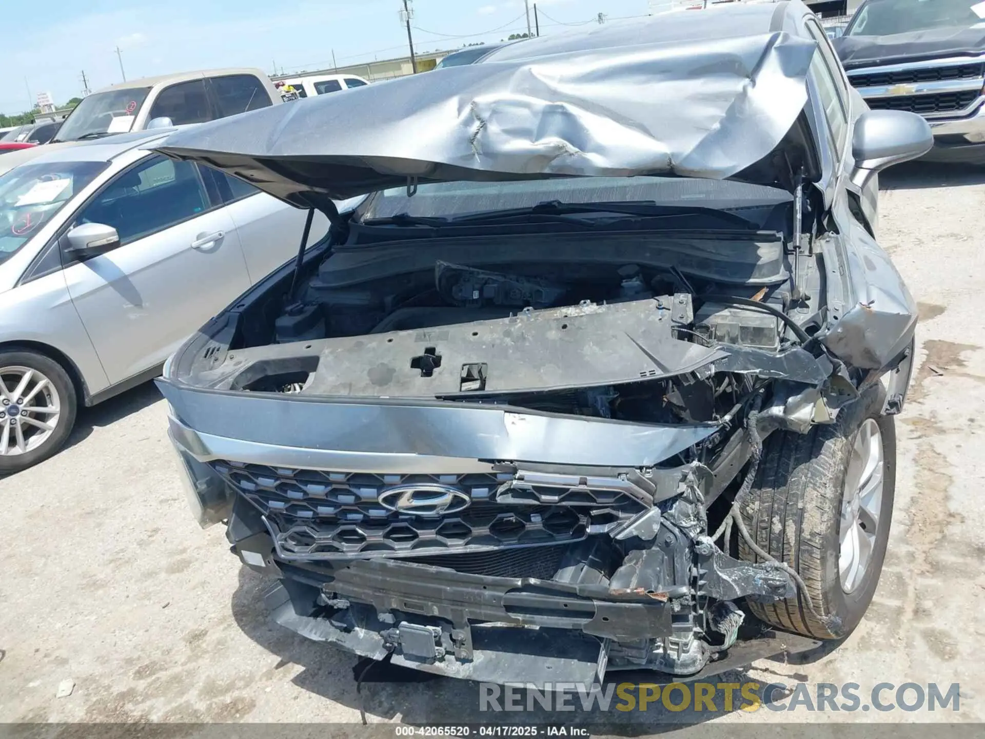 6 Photograph of a damaged car 5NMS23AD8KH096310 HYUNDAI SANTA FE 2019