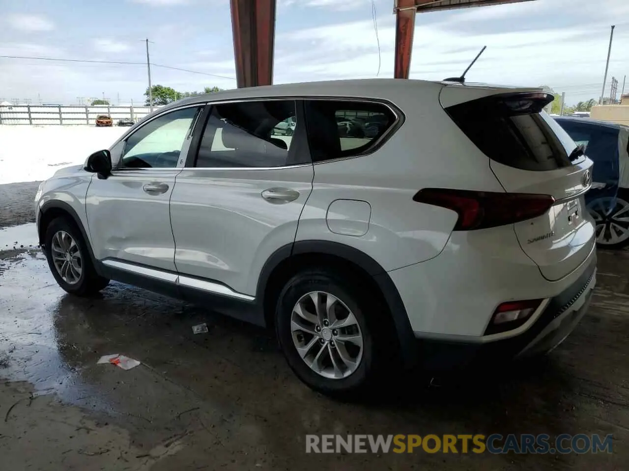 2 Photograph of a damaged car 5NMS23AD8KH111534 HYUNDAI SANTA FE 2019