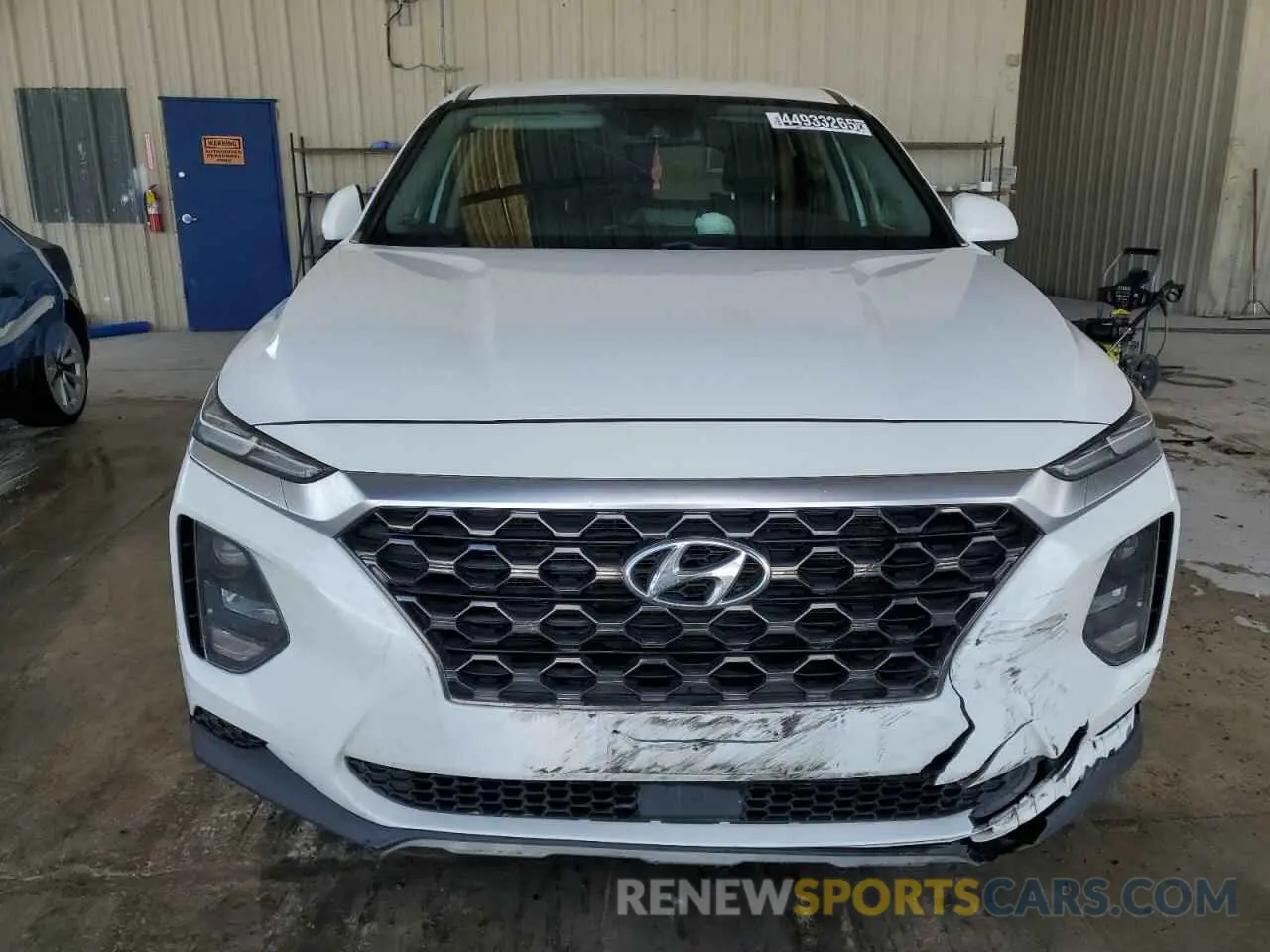 5 Photograph of a damaged car 5NMS23AD8KH111534 HYUNDAI SANTA FE 2019