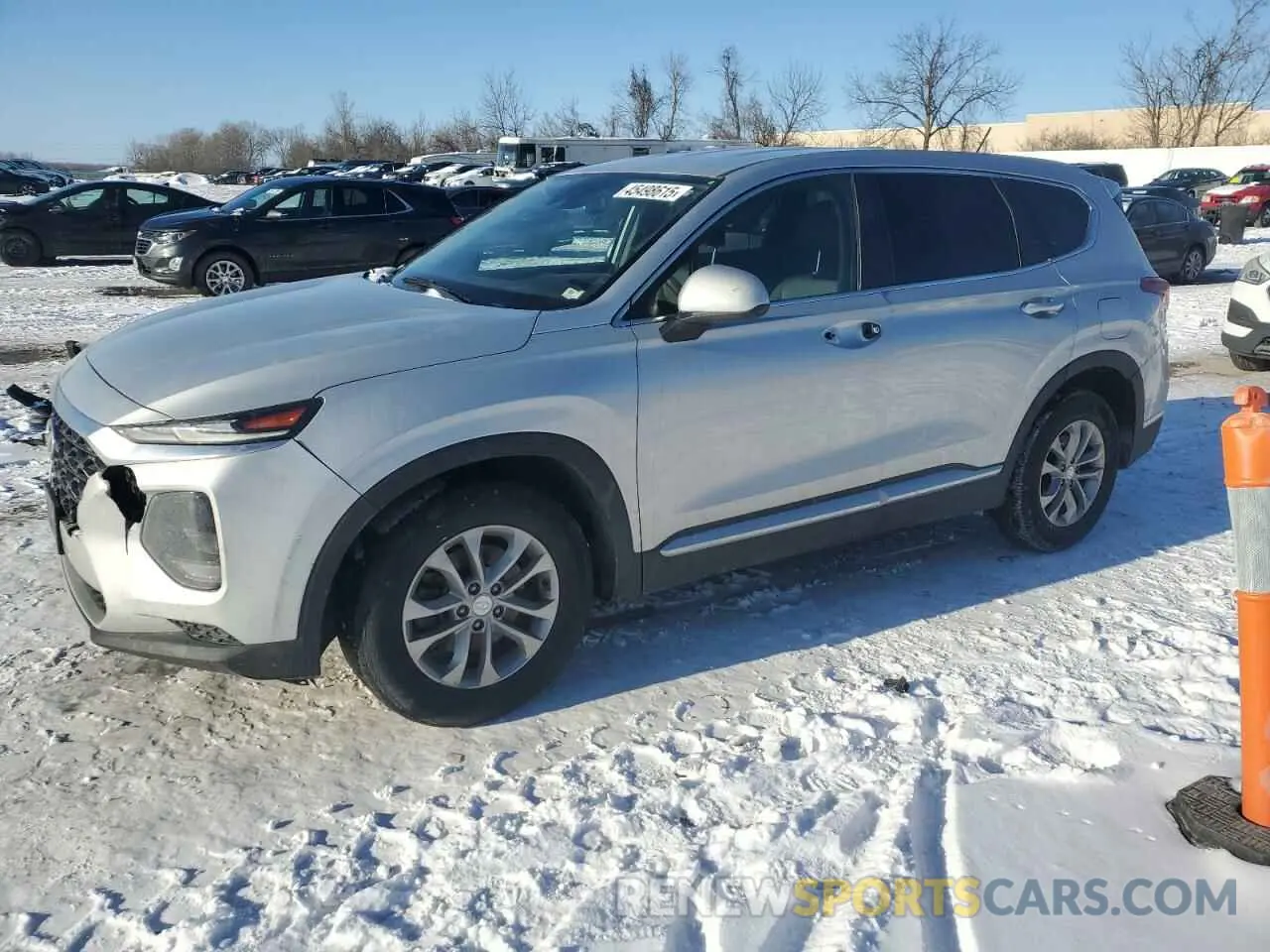 1 Photograph of a damaged car 5NMS23AD8KH117866 HYUNDAI SANTA FE 2019