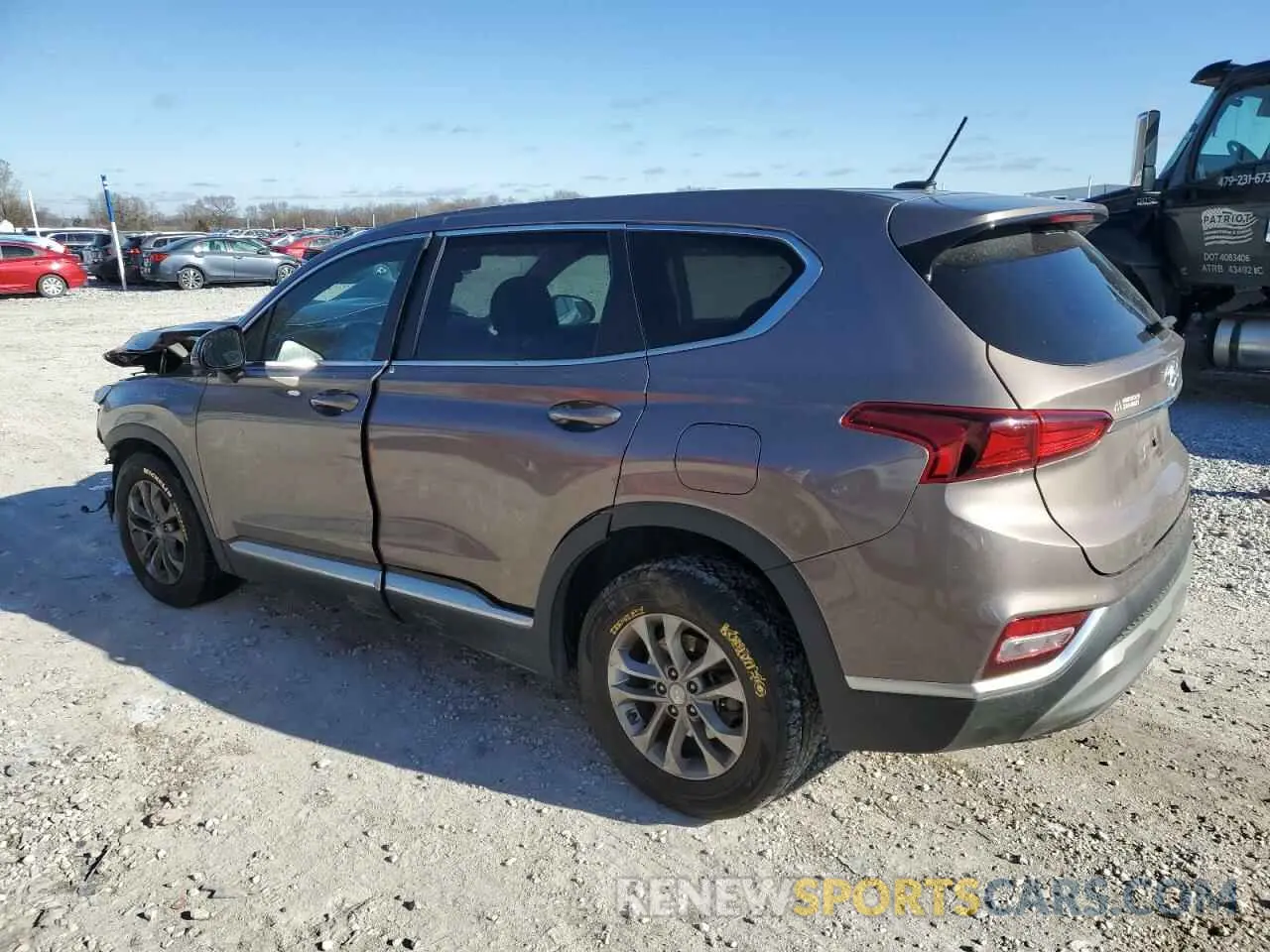 2 Photograph of a damaged car 5NMS23AD9KH023222 HYUNDAI SANTA FE 2019