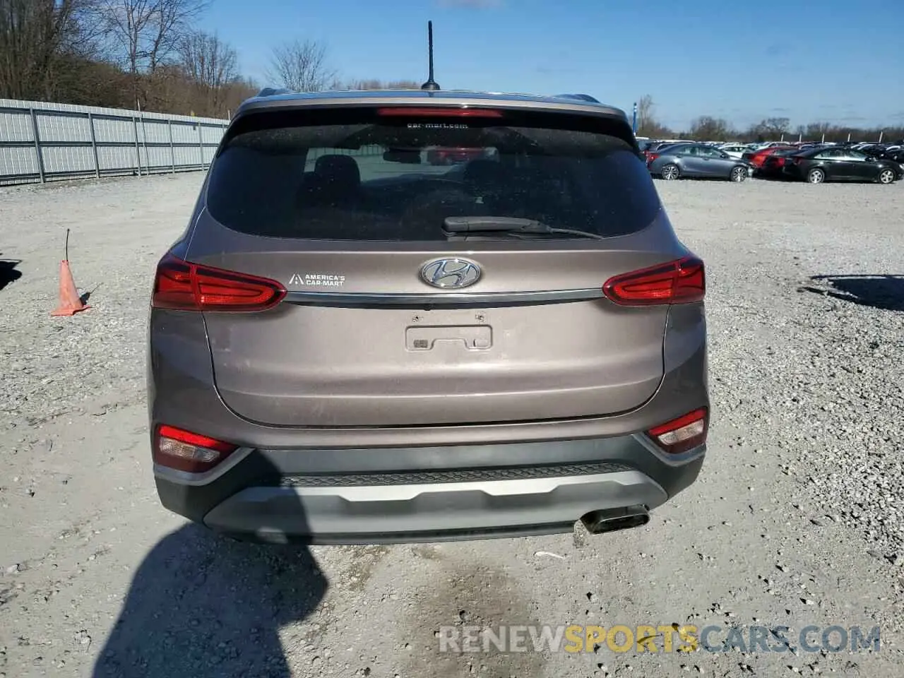 6 Photograph of a damaged car 5NMS23AD9KH023222 HYUNDAI SANTA FE 2019