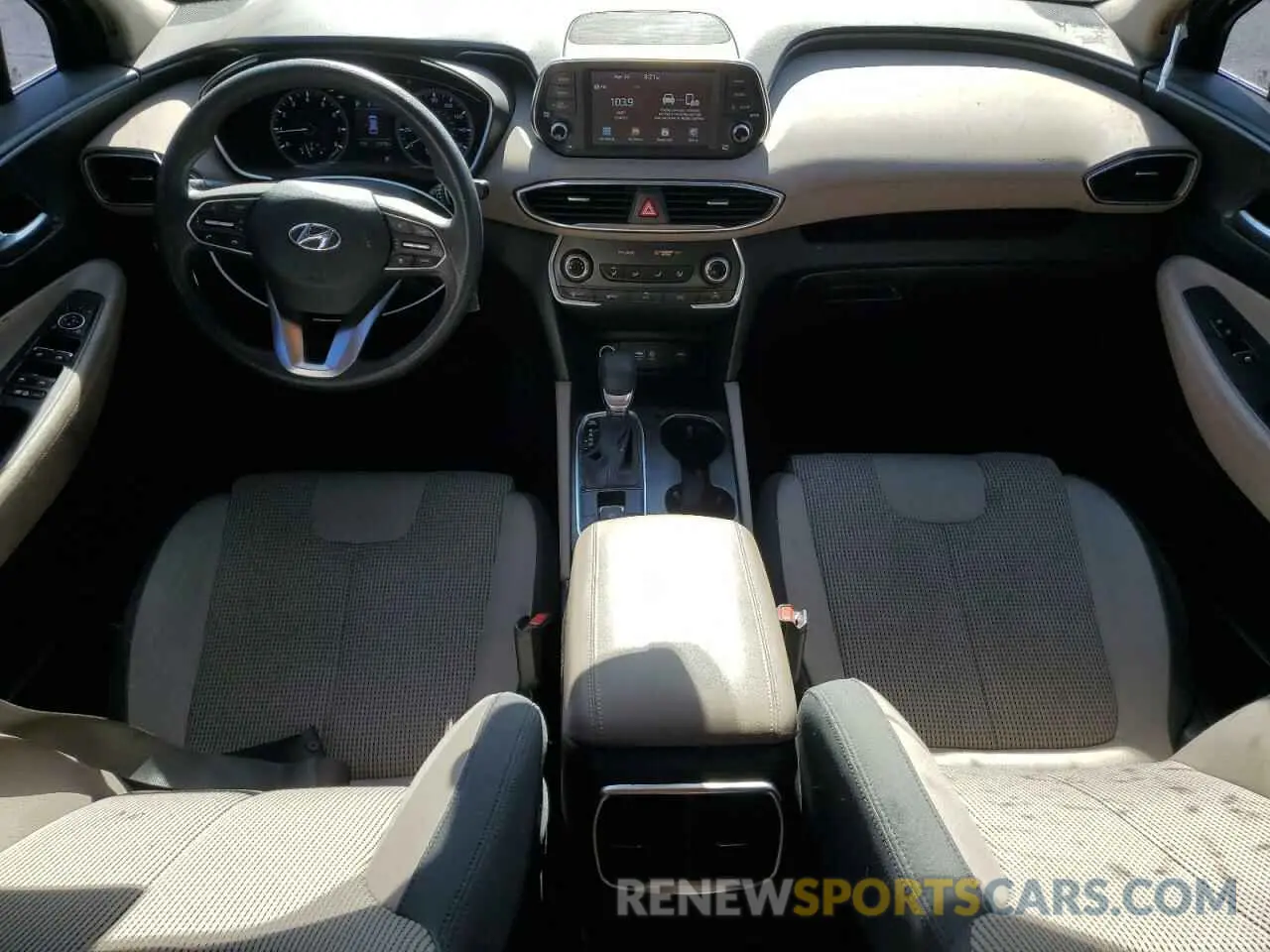 8 Photograph of a damaged car 5NMS23AD9KH043292 HYUNDAI SANTA FE 2019