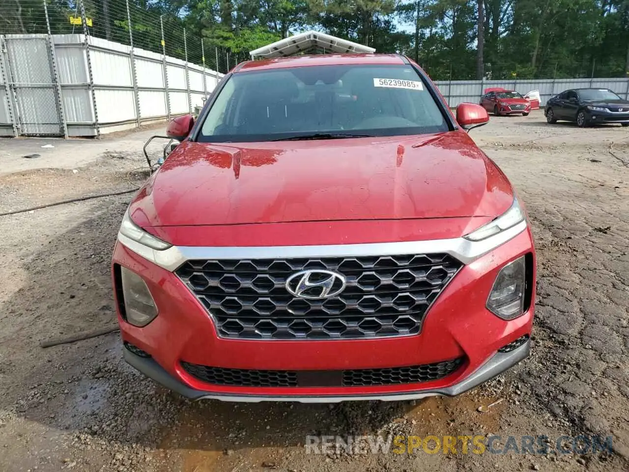 5 Photograph of a damaged car 5NMS23ADXKH009409 HYUNDAI SANTA FE 2019