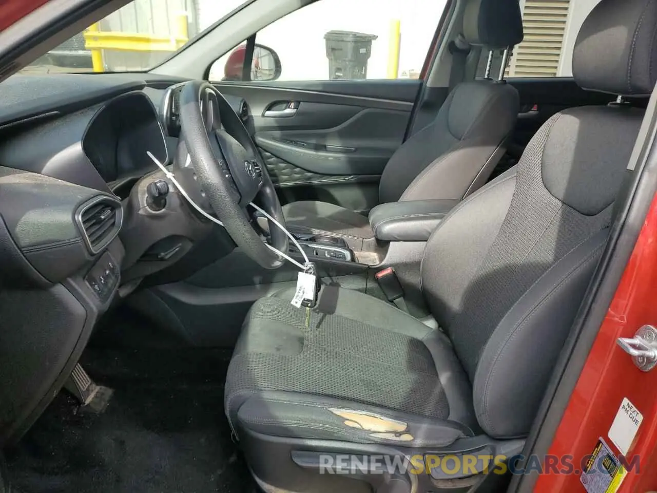 7 Photograph of a damaged car 5NMS23ADXKH009409 HYUNDAI SANTA FE 2019