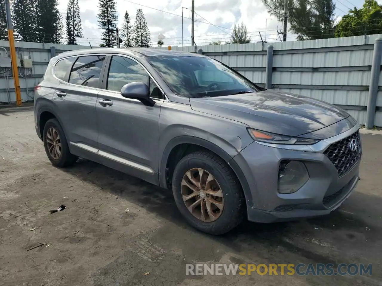 4 Photograph of a damaged car 5NMS23ADXKH070632 HYUNDAI SANTA FE 2019