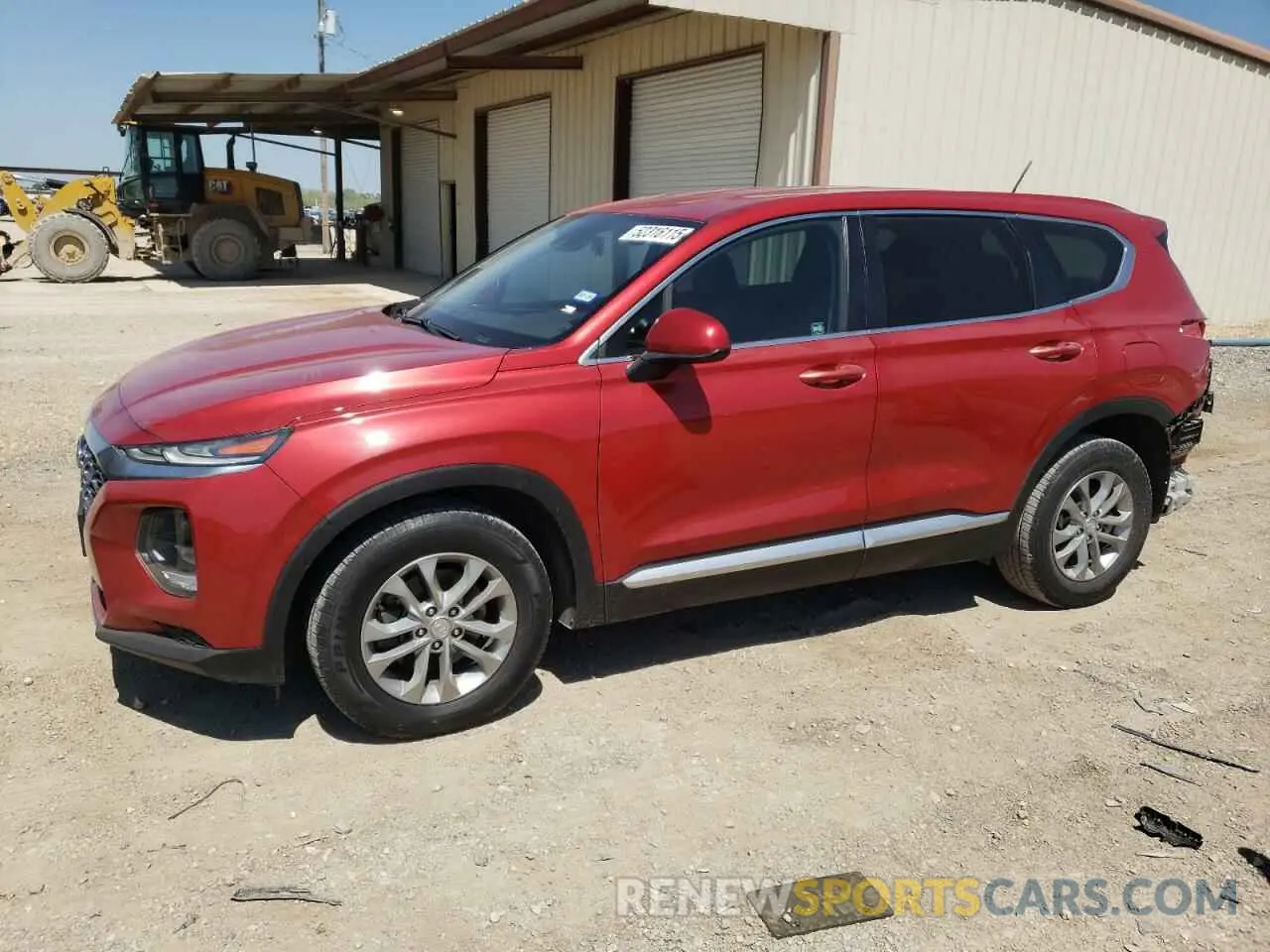 1 Photograph of a damaged car 5NMS23ADXKH077886 HYUNDAI SANTA FE 2019