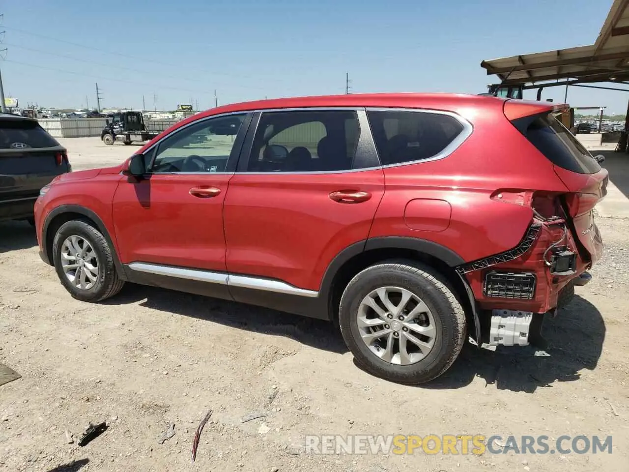 2 Photograph of a damaged car 5NMS23ADXKH077886 HYUNDAI SANTA FE 2019