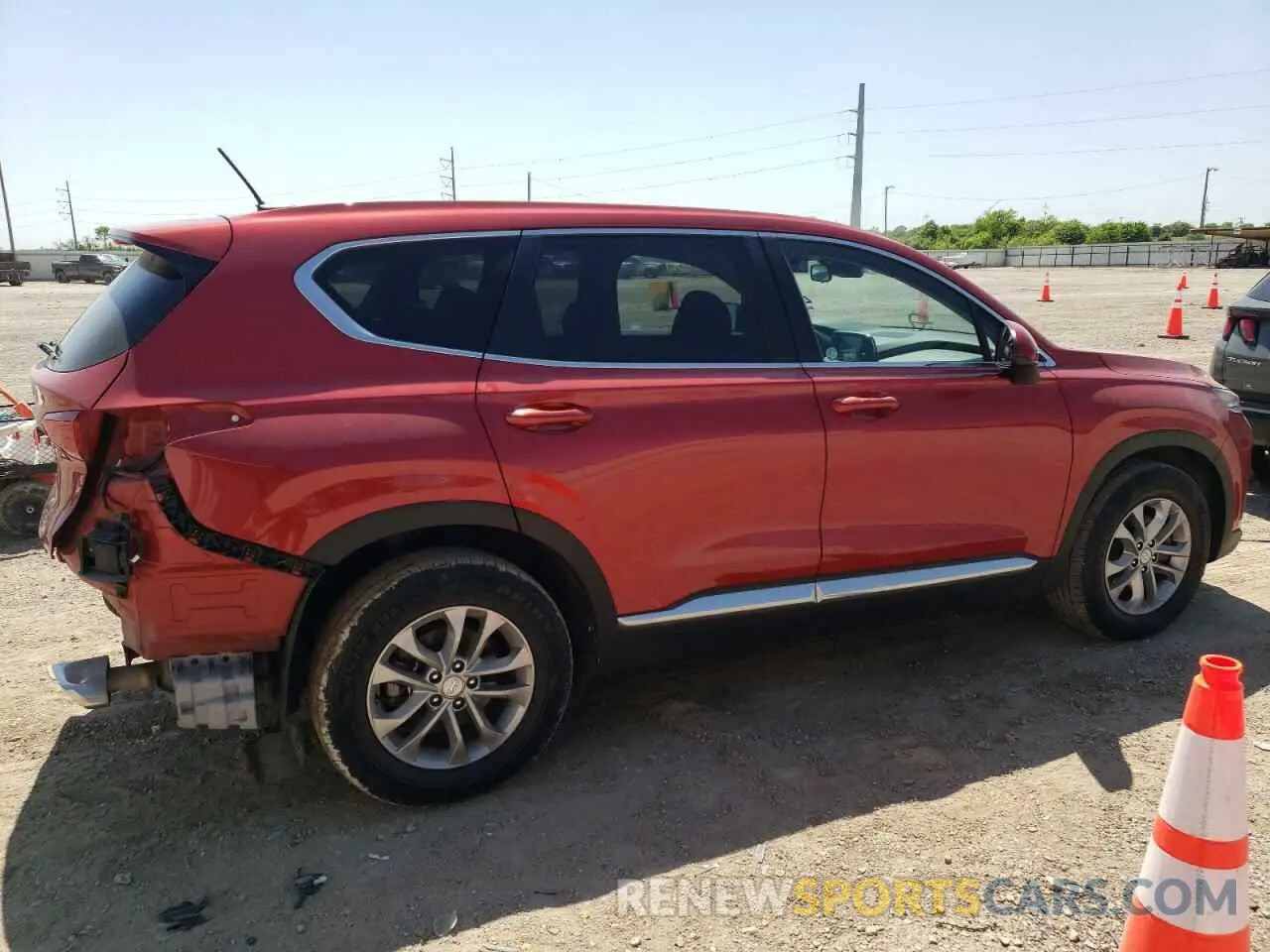 3 Photograph of a damaged car 5NMS23ADXKH077886 HYUNDAI SANTA FE 2019