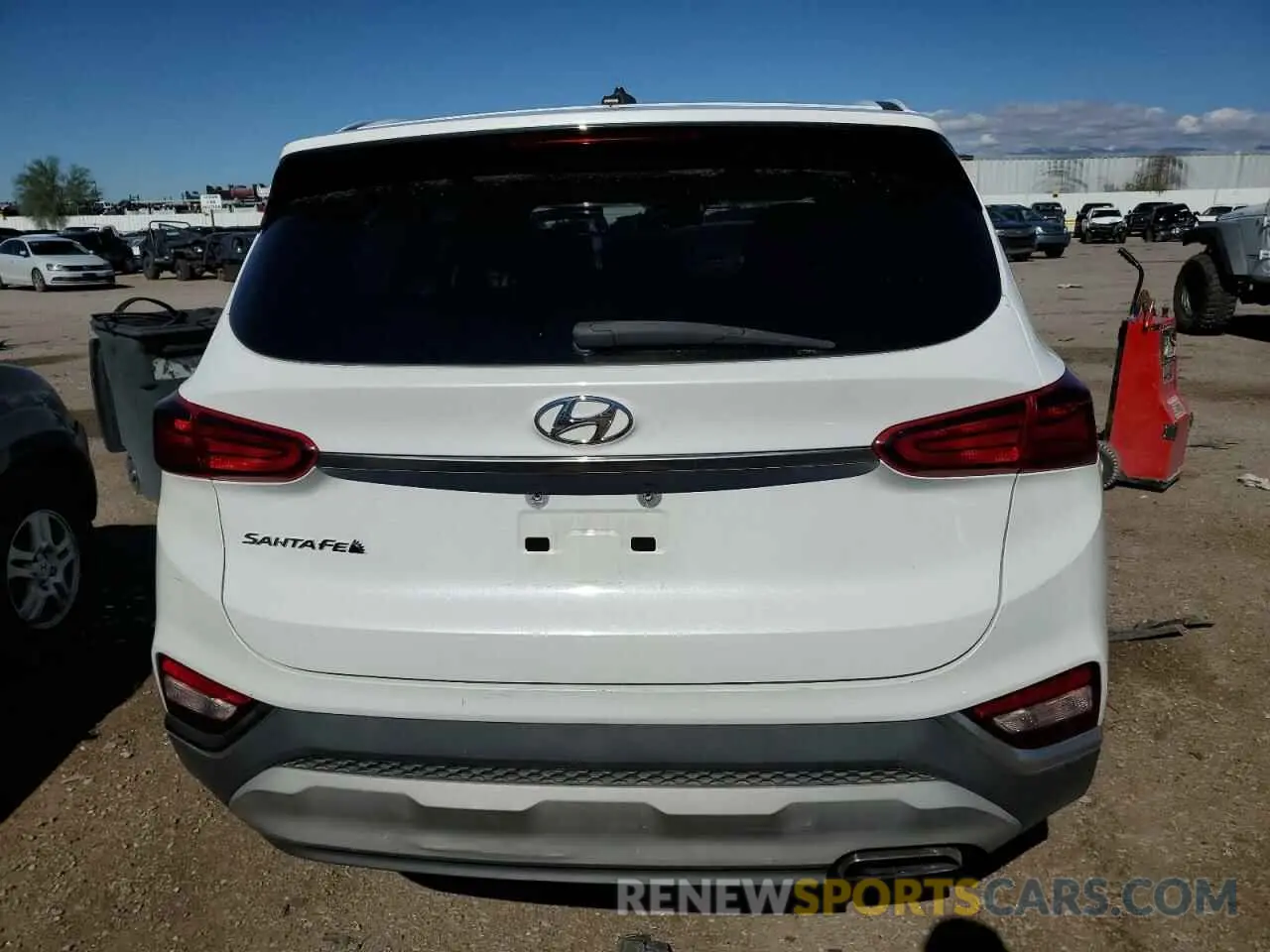 6 Photograph of a damaged car 5NMS23ADXKH100325 HYUNDAI SANTA FE 2019