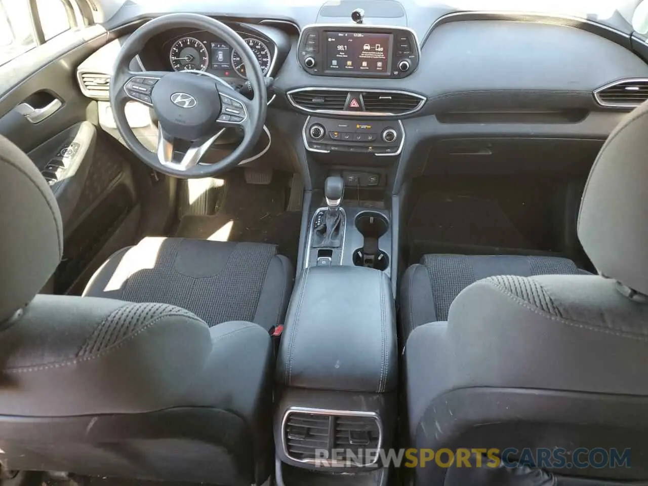 8 Photograph of a damaged car 5NMS23ADXKH100325 HYUNDAI SANTA FE 2019
