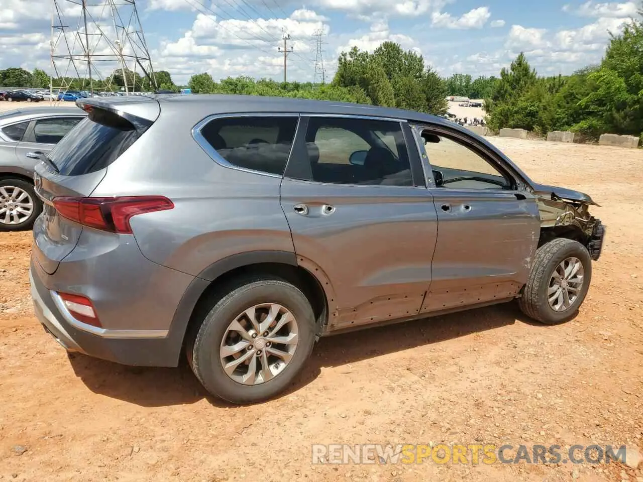 3 Photograph of a damaged car 5NMS2CAD0KH085480 HYUNDAI SANTA FE 2019