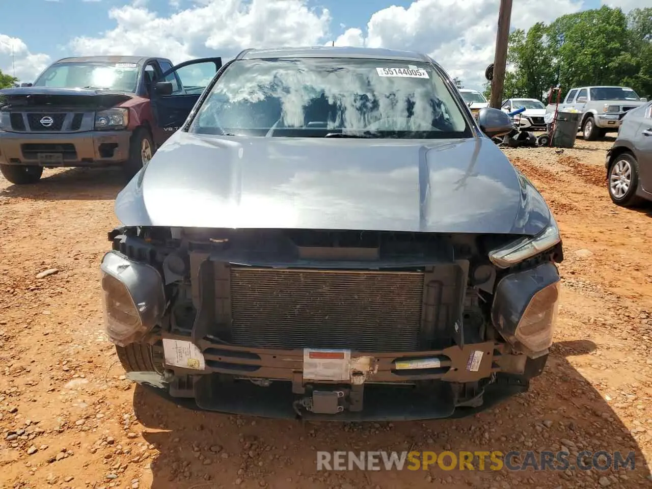 5 Photograph of a damaged car 5NMS2CAD0KH085480 HYUNDAI SANTA FE 2019