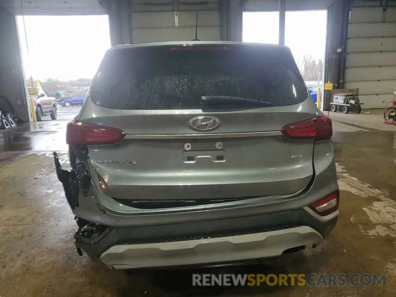 6 Photograph of a damaged car 5NMS2CAD0KH095412 HYUNDAI SANTA FE 2019