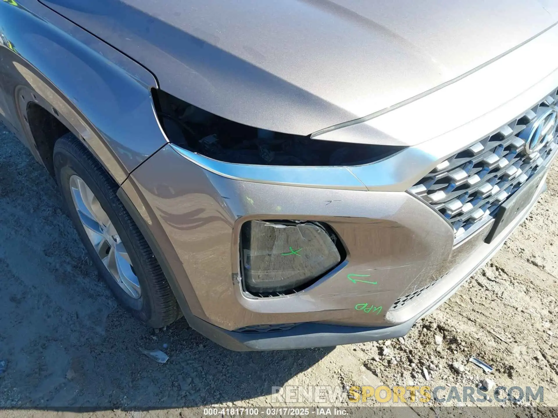 6 Photograph of a damaged car 5NMS2CAD0KH117649 HYUNDAI SANTA FE 2019