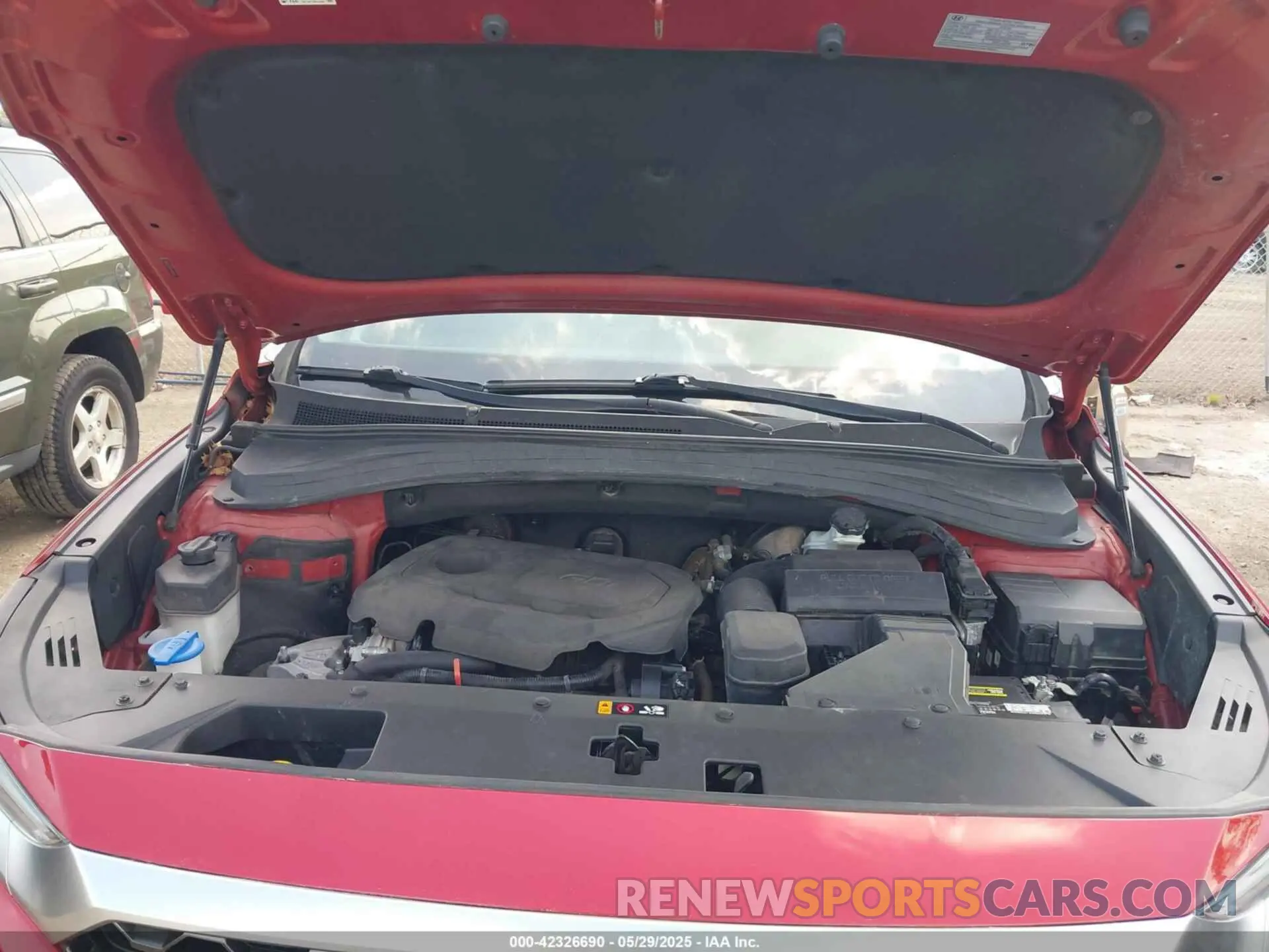 10 Photograph of a damaged car 5NMS2CAD1KH028429 HYUNDAI SANTA FE 2019