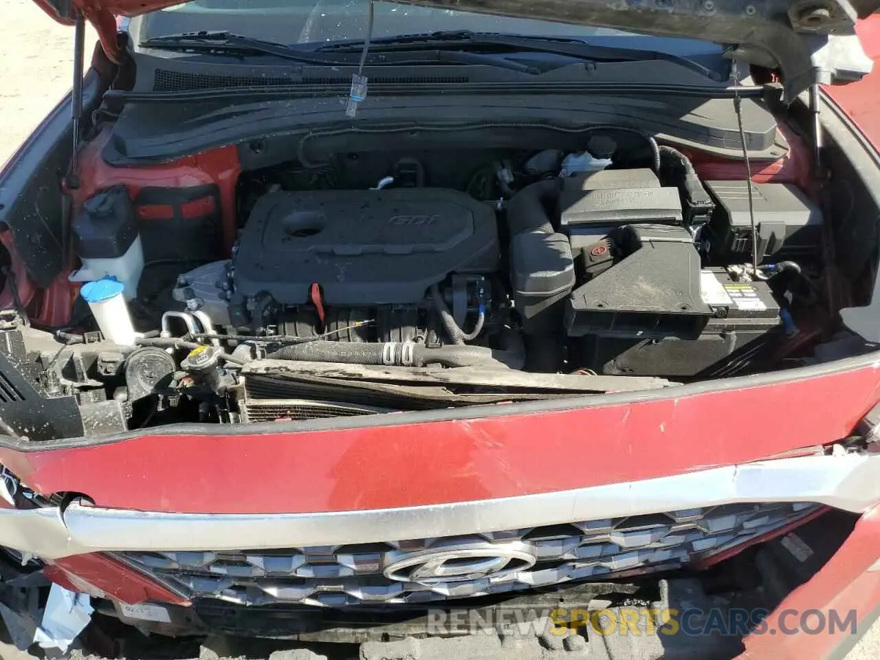 13 Photograph of a damaged car 5NMS2CAD1KH032125 HYUNDAI SANTA FE 2019