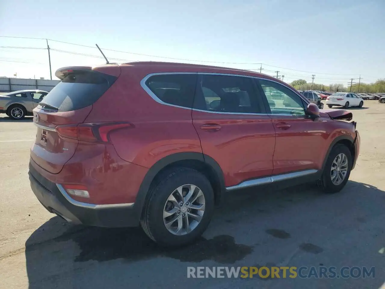 3 Photograph of a damaged car 5NMS2CAD1KH032125 HYUNDAI SANTA FE 2019