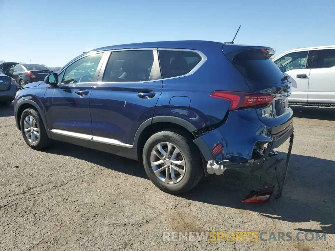 2 Photograph of a damaged car 5NMS2CAD1KH034361 HYUNDAI SANTA FE 2019