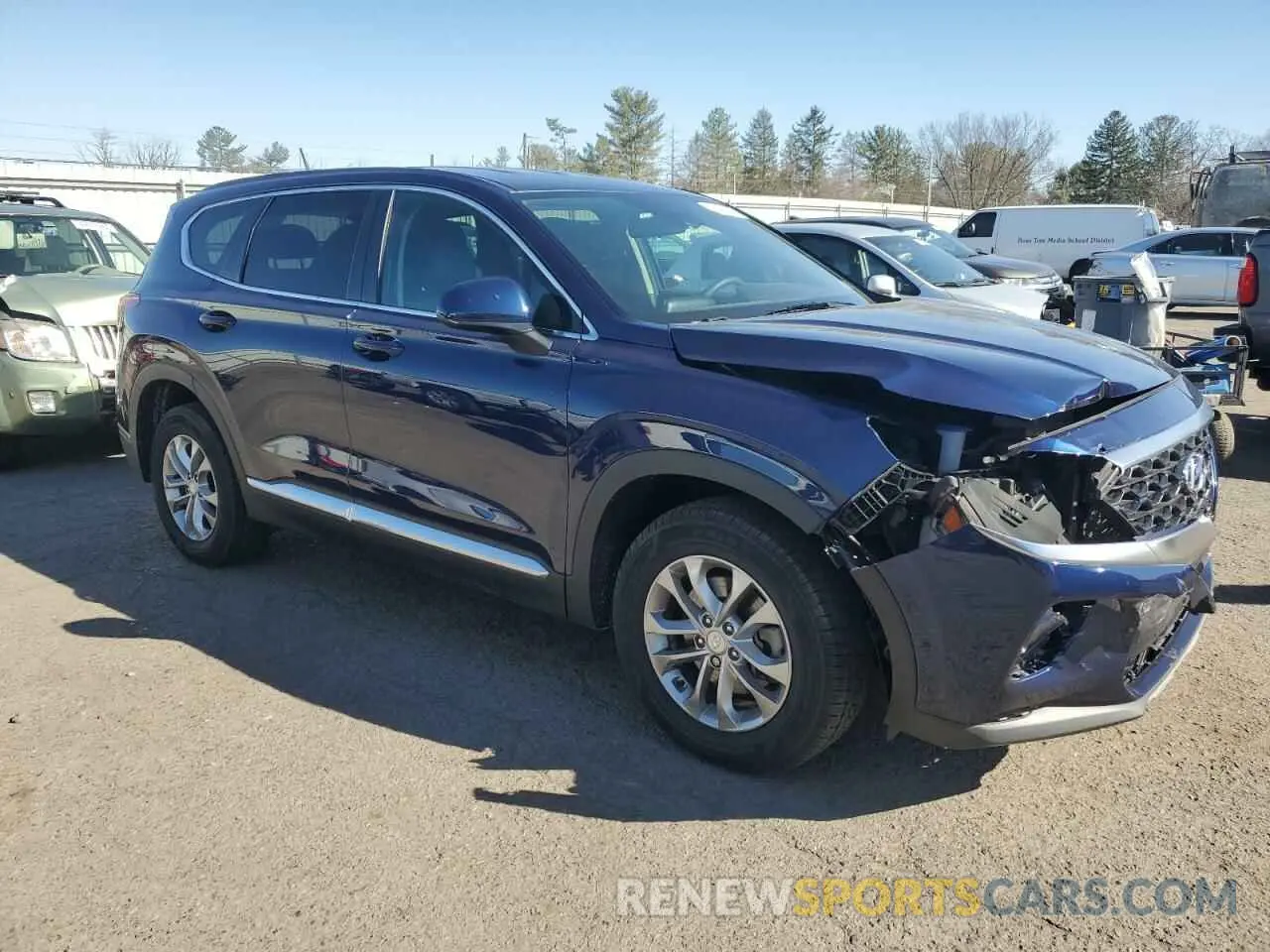 4 Photograph of a damaged car 5NMS2CAD1KH034361 HYUNDAI SANTA FE 2019