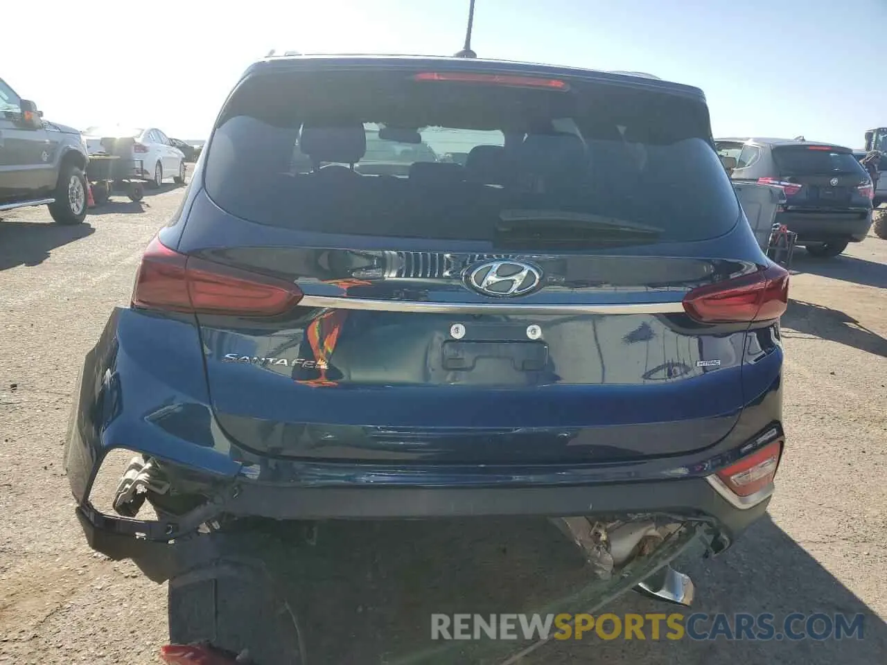 6 Photograph of a damaged car 5NMS2CAD1KH034361 HYUNDAI SANTA FE 2019