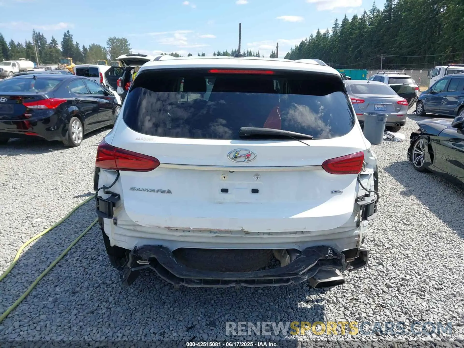 17 Photograph of a damaged car 5NMS2CAD1KH121306 HYUNDAI SANTA FE 2019
