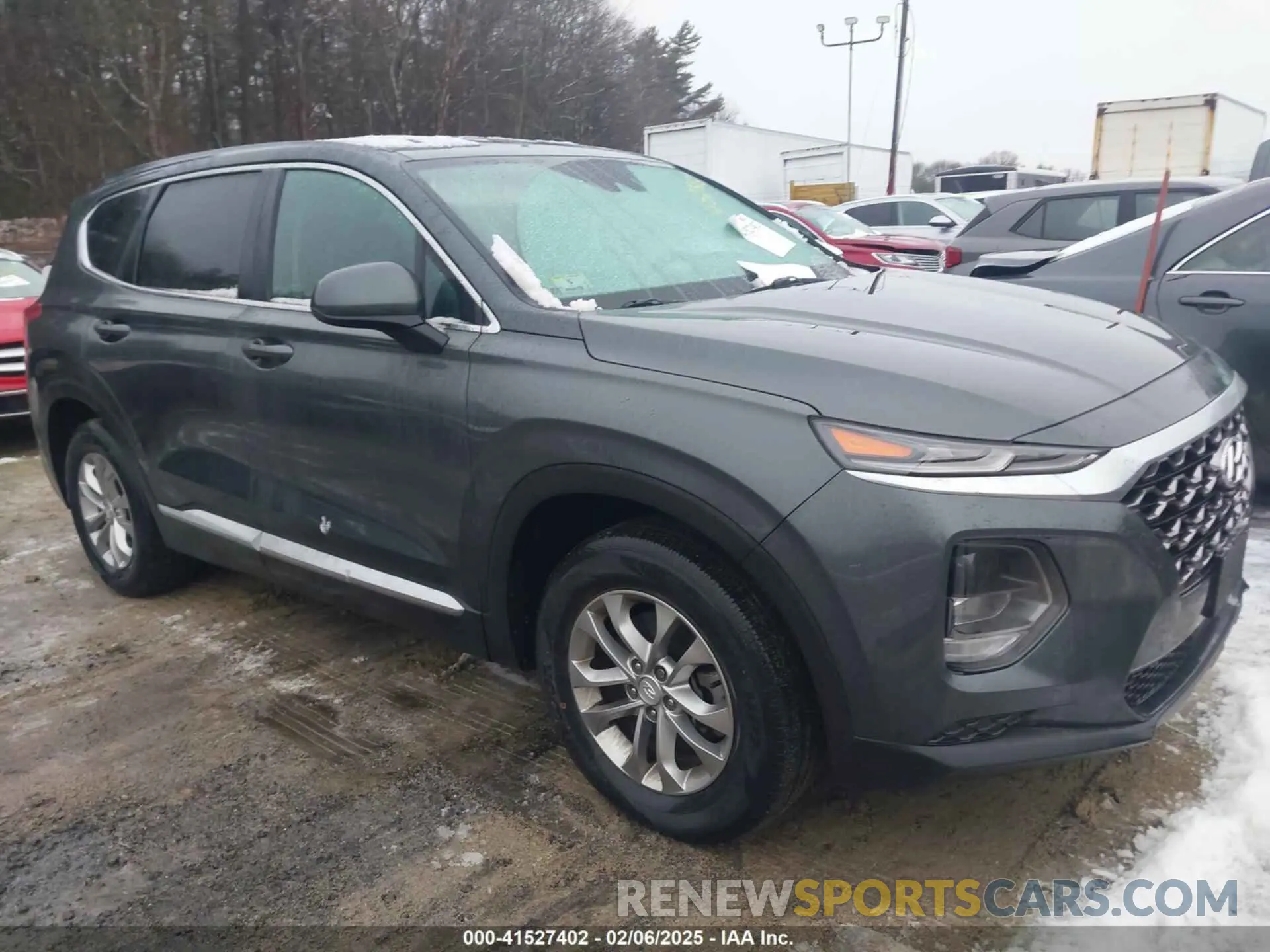 1 Photograph of a damaged car 5NMS2CAD2KH066168 HYUNDAI SANTA FE 2019