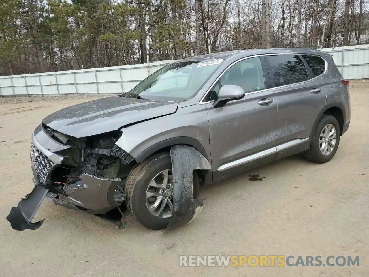 1 Photograph of a damaged car 5NMS2CAD2KH078532 HYUNDAI SANTA FE 2019
