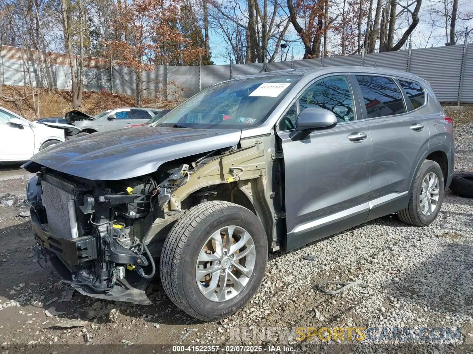 2 Photograph of a damaged car 5NMS2CAD2KH084511 HYUNDAI SANTA FE 2019