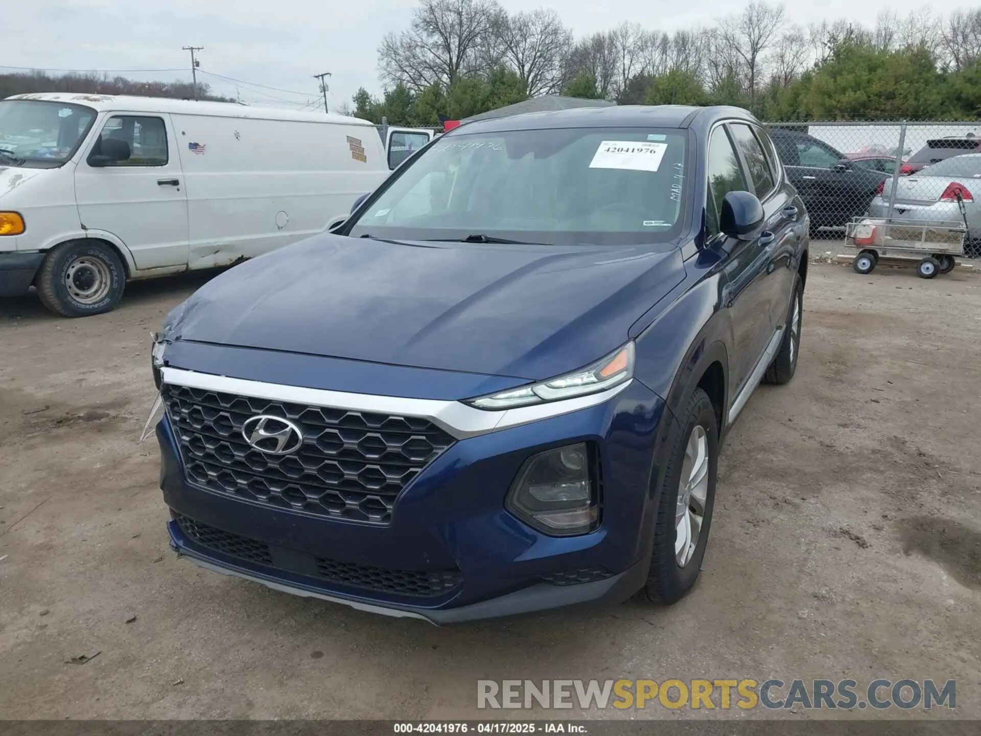 2 Photograph of a damaged car 5NMS2CAD2KH094603 HYUNDAI SANTA FE 2019