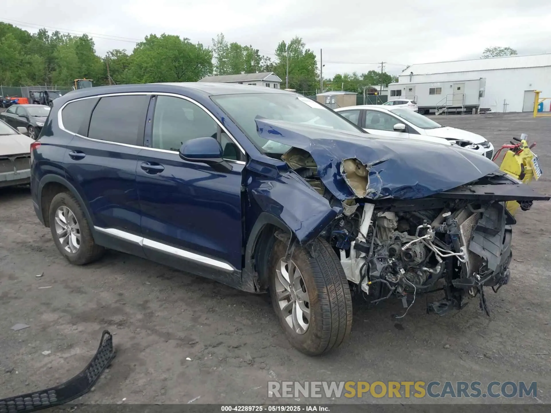 1 Photograph of a damaged car 5NMS2CAD3KH022518 HYUNDAI SANTA FE 2019