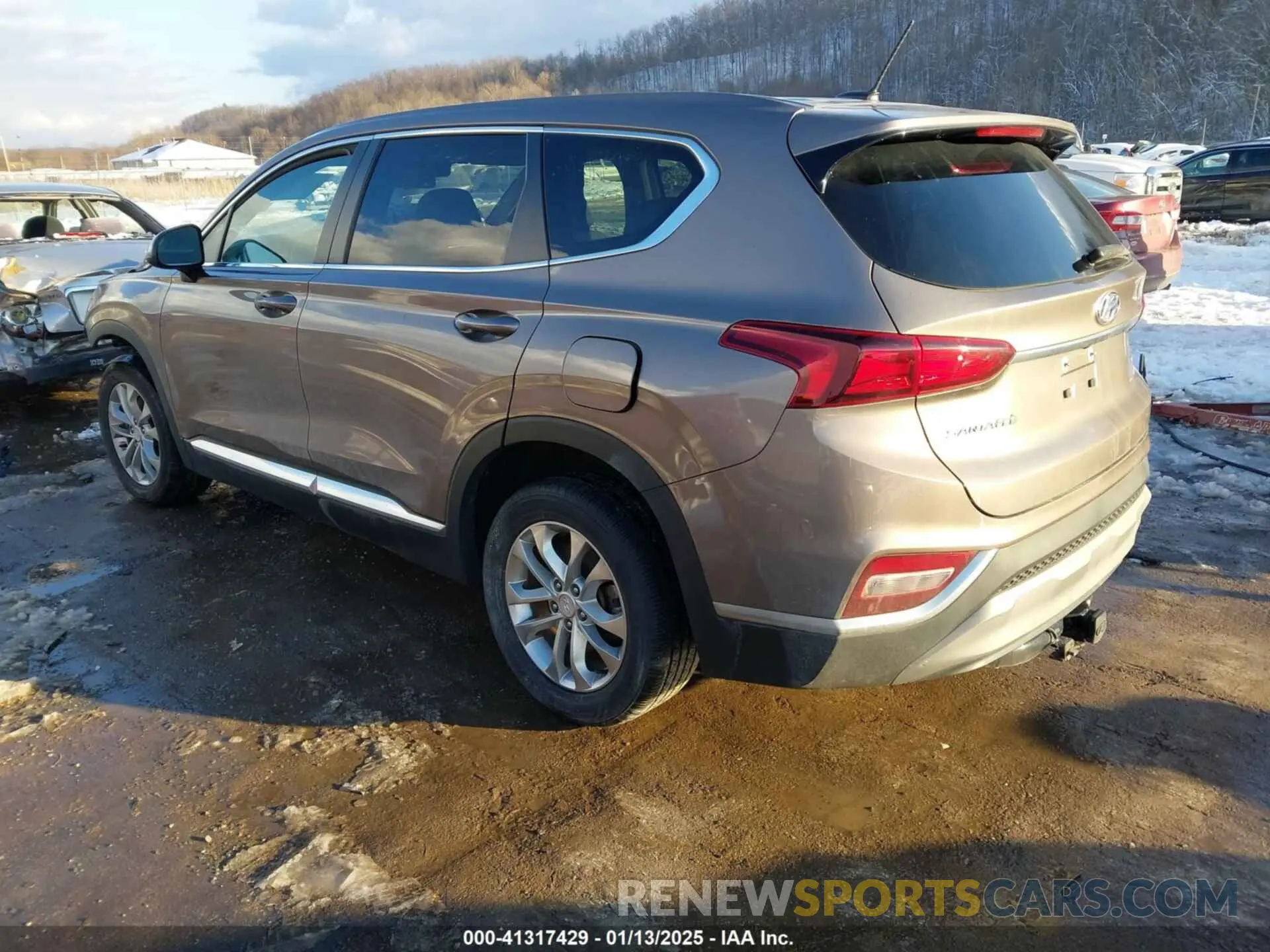 3 Photograph of a damaged car 5NMS2CAD4KH089712 HYUNDAI SANTA FE 2019