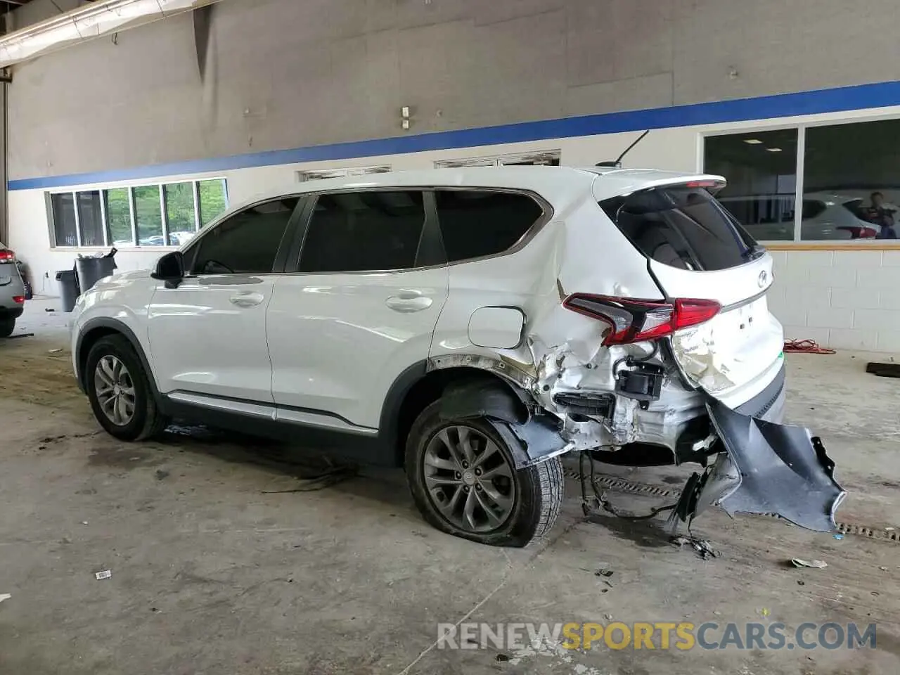 2 Photograph of a damaged car 5NMS2CAD4KH115371 HYUNDAI SANTA FE 2019