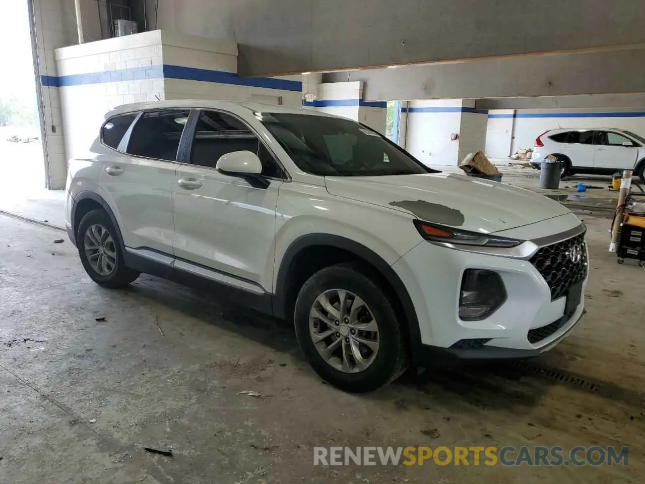4 Photograph of a damaged car 5NMS2CAD4KH115371 HYUNDAI SANTA FE 2019