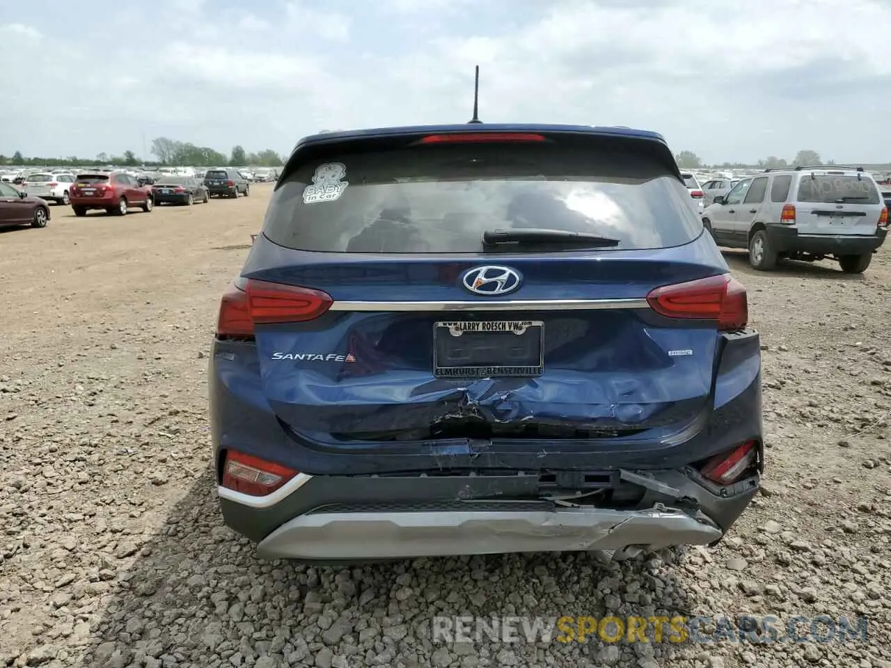 6 Photograph of a damaged car 5NMS2CAD4KH125270 HYUNDAI SANTA FE 2019