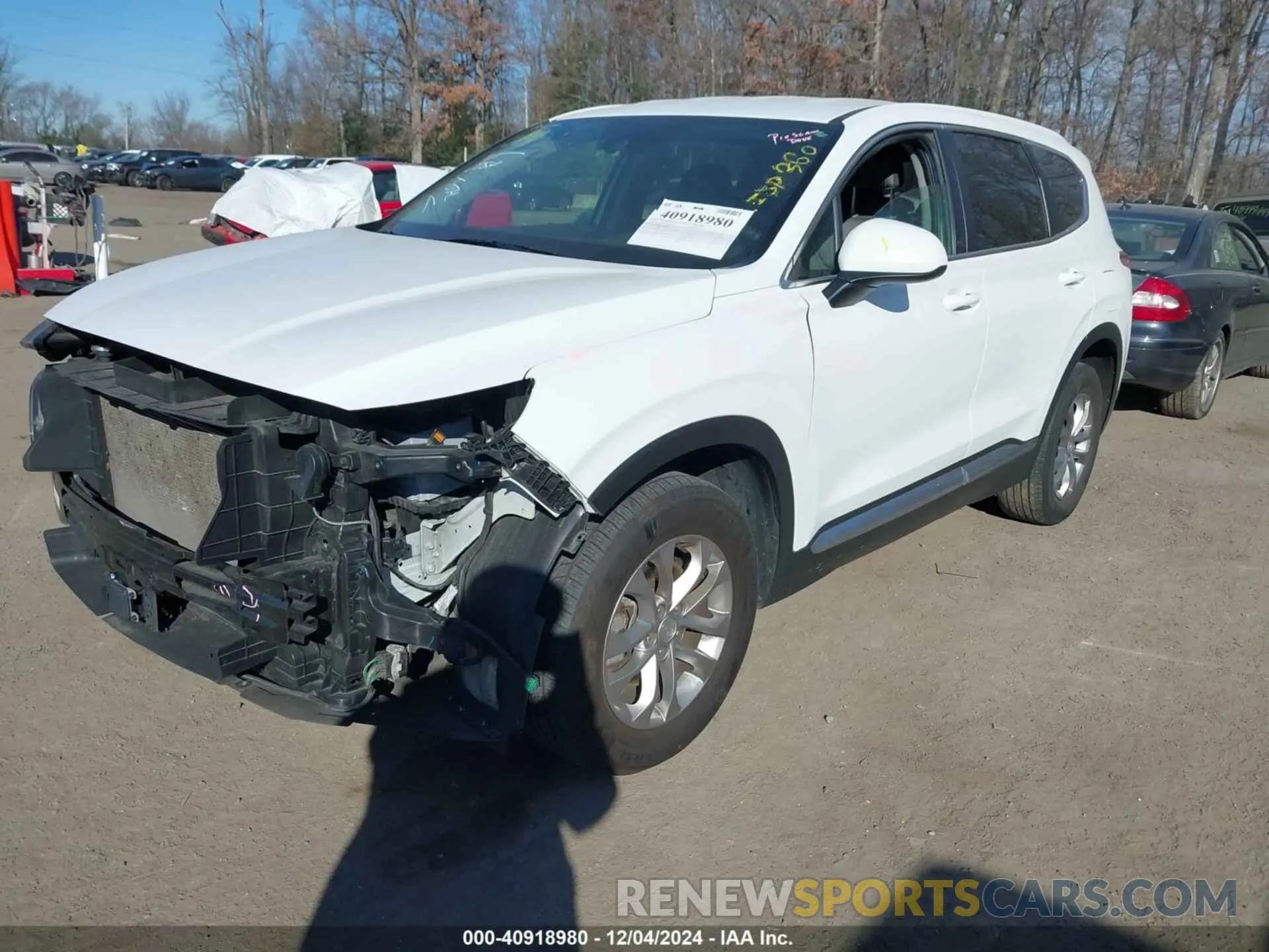 2 Photograph of a damaged car 5NMS2CAD5KH011357 HYUNDAI SANTA FE 2019
