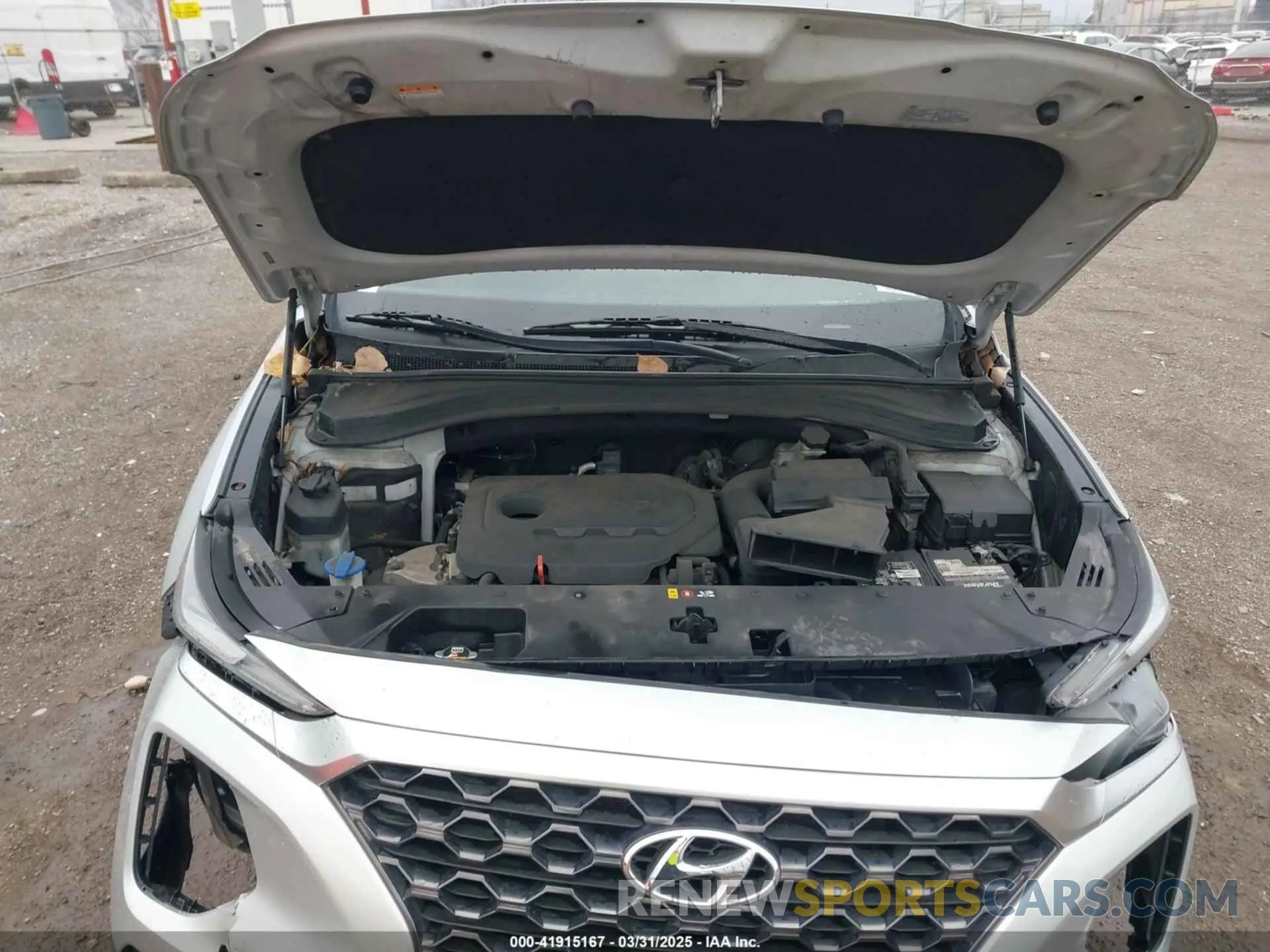 10 Photograph of a damaged car 5NMS2CAD5KH089864 HYUNDAI SANTA FE 2019