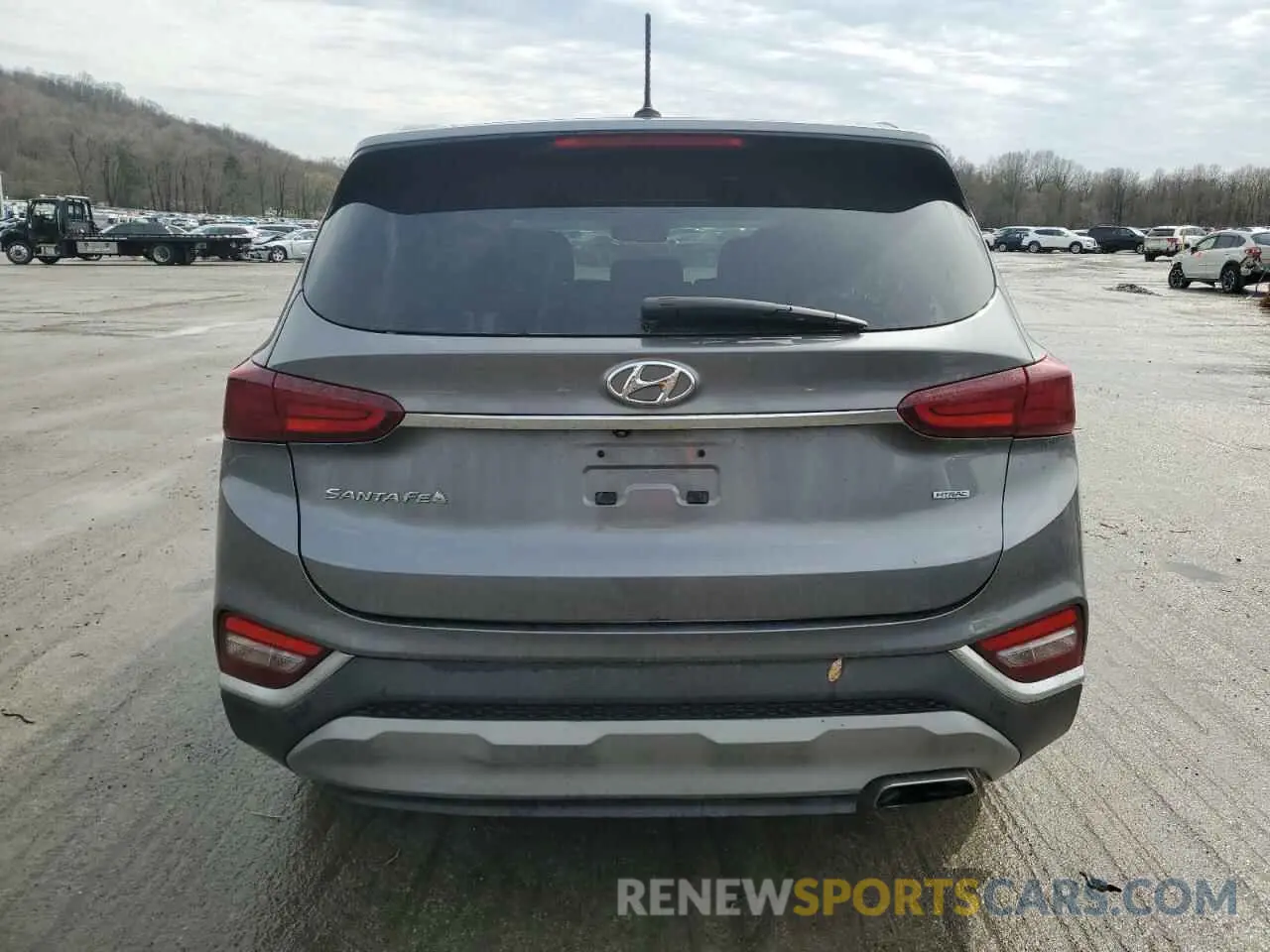 6 Photograph of a damaged car 5NMS2CAD5KH093963 HYUNDAI SANTA FE 2019