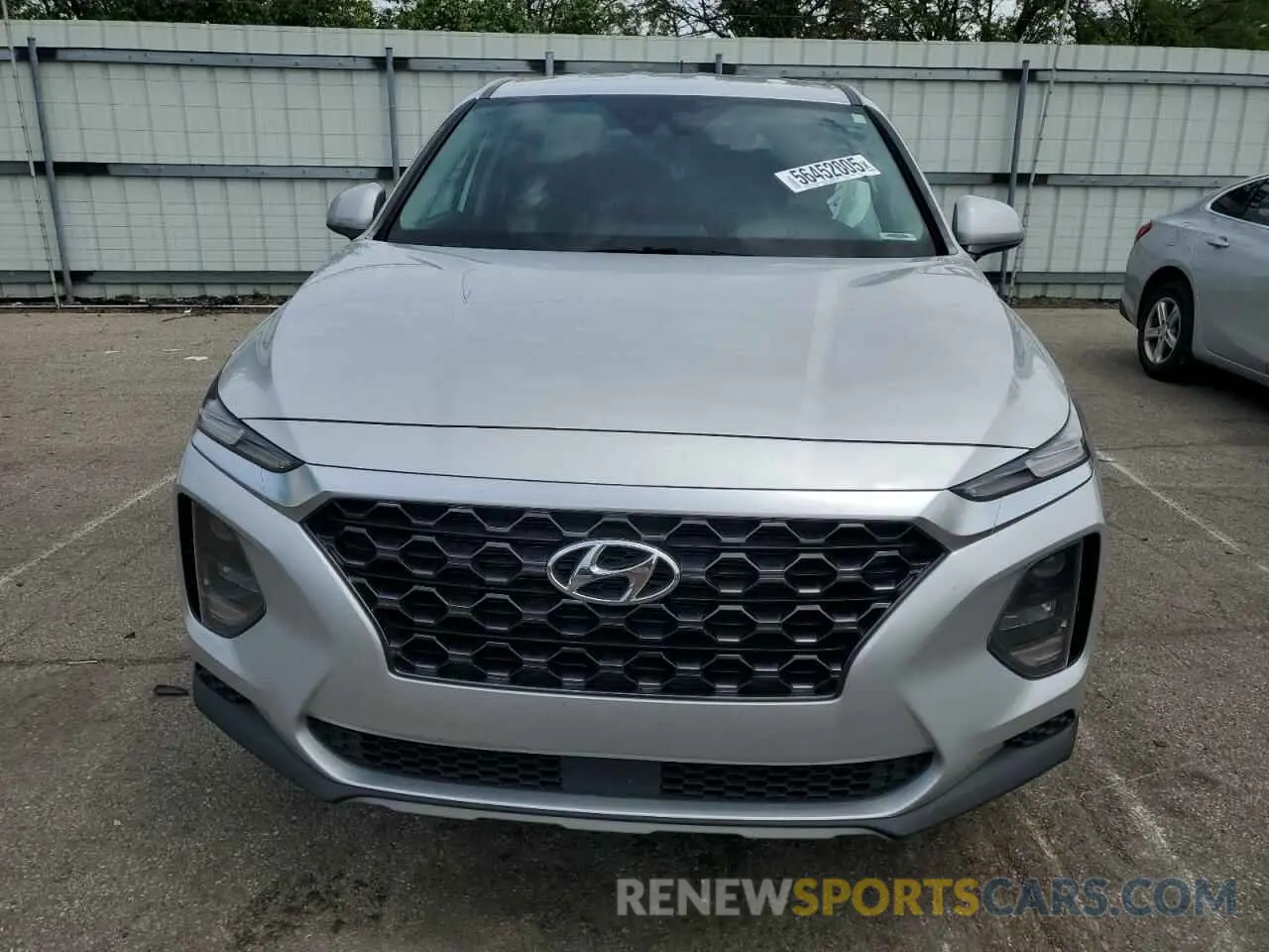 5 Photograph of a damaged car 5NMS2CAD5KH125357 HYUNDAI SANTA FE 2019