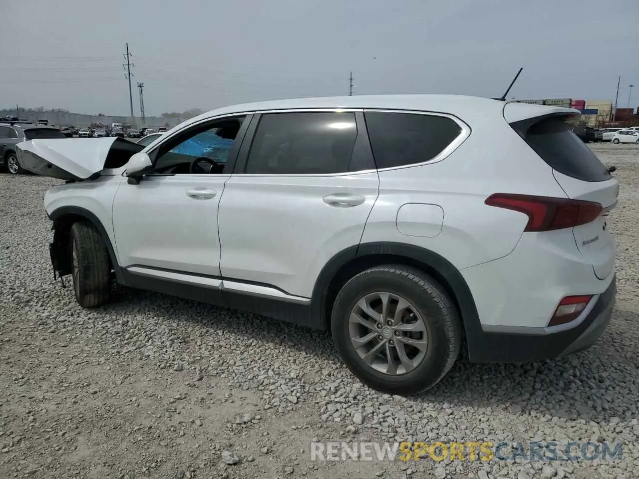 2 Photograph of a damaged car 5NMS2CAD7KH097514 HYUNDAI SANTA FE 2019