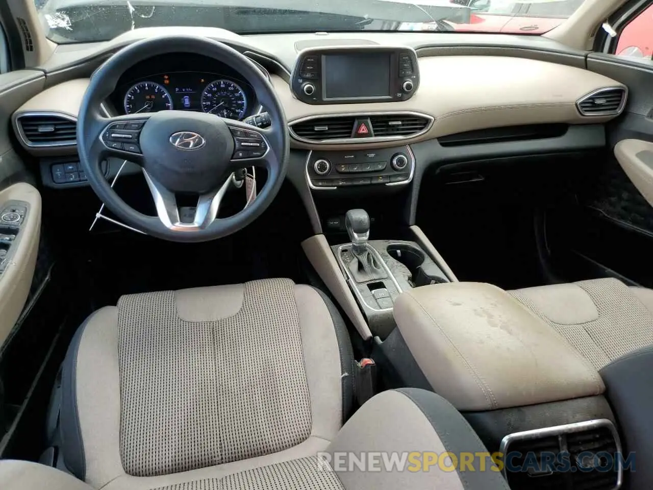 8 Photograph of a damaged car 5NMS2CAD7KH097514 HYUNDAI SANTA FE 2019